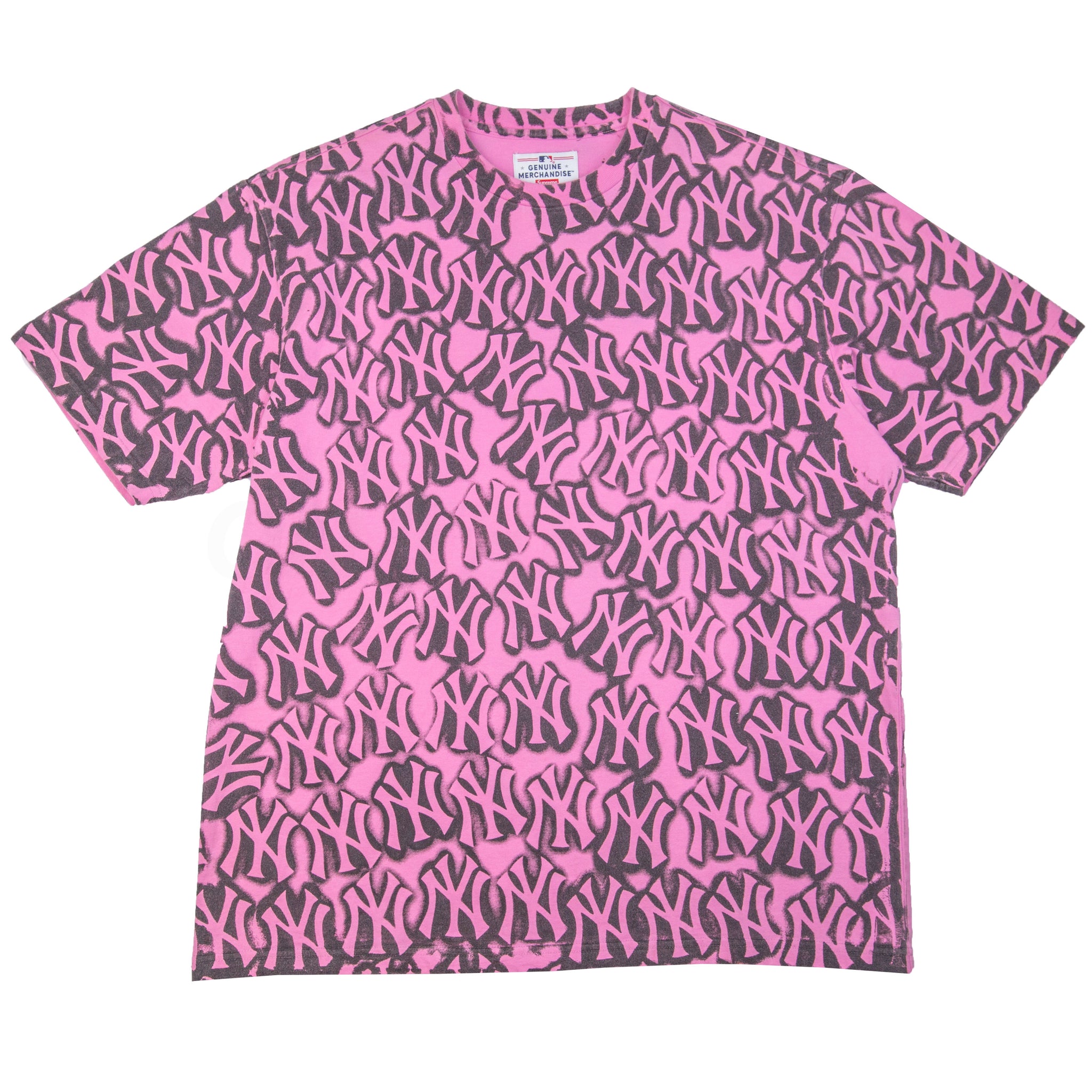 Supreme Pink NY Yankees Airbrush Tee PRE-OWNED