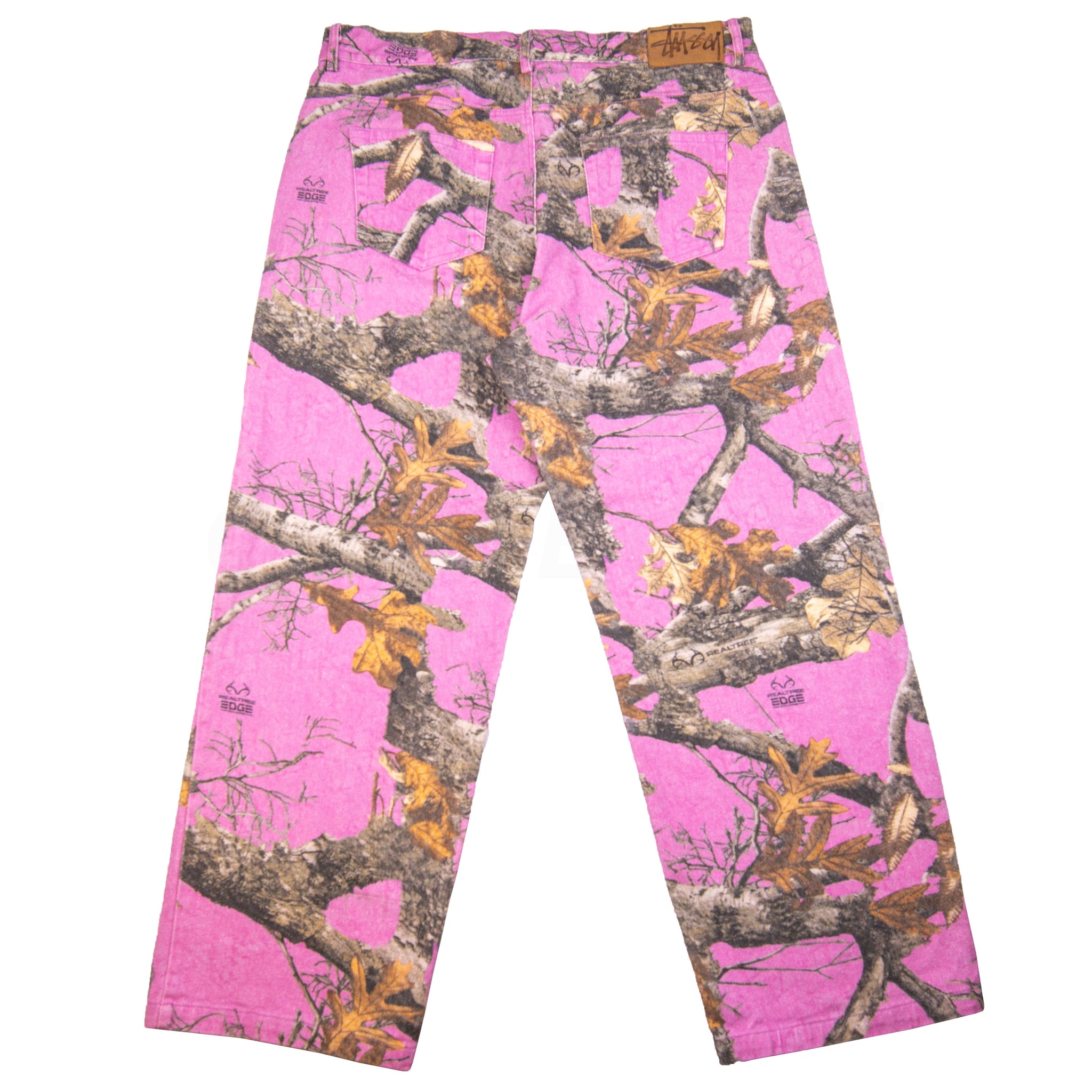 Stussy Pink Realtree Camo Big Ol Jeans PRE-OWNED