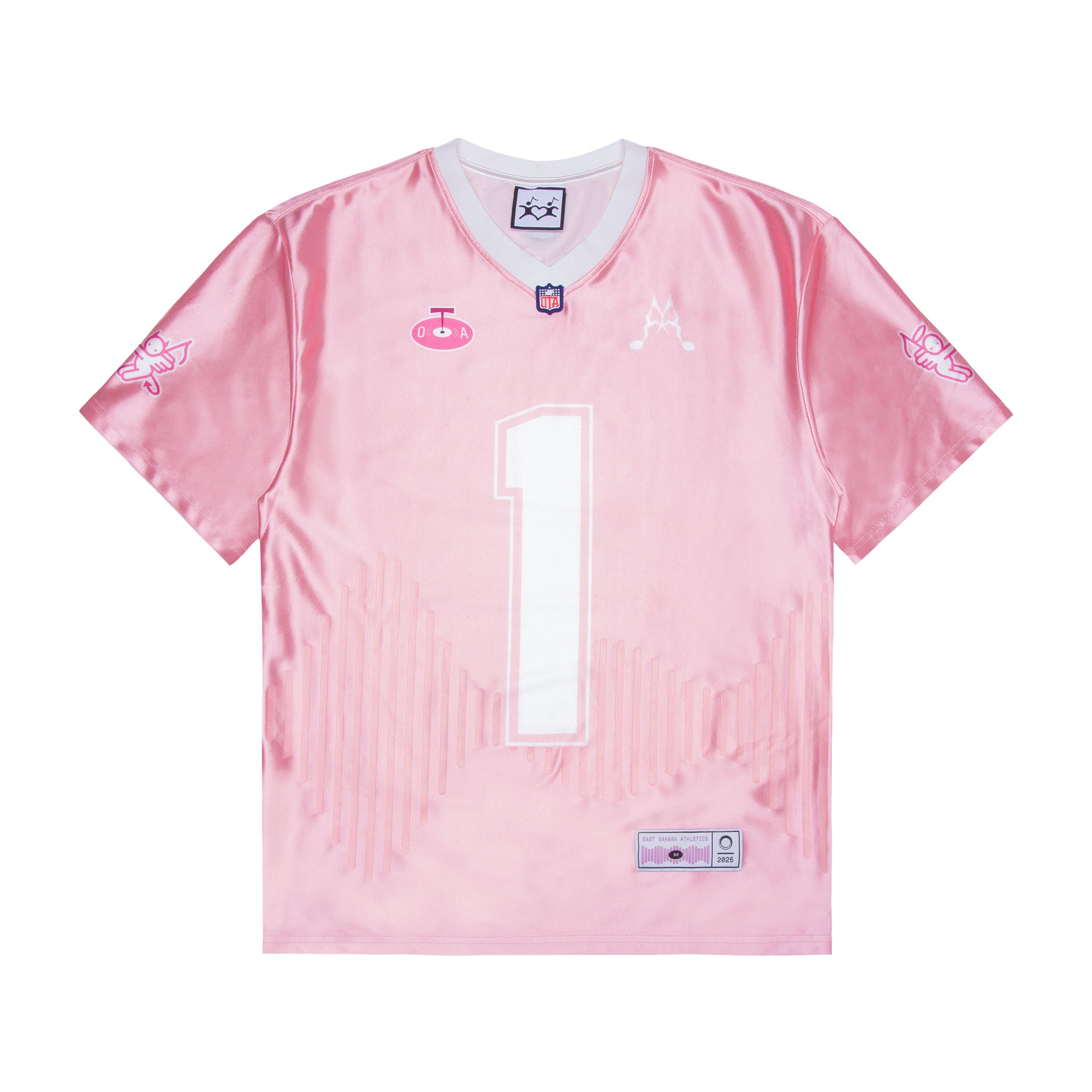 OTA Light Pink Sin City Symphony Satin Football Jersey (Away)