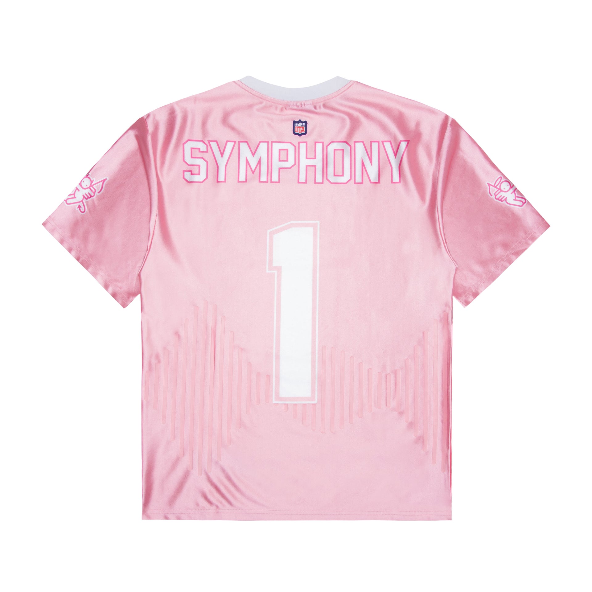 OTA Light Pink Sin City Symphony Satin Football Jersey (Away)