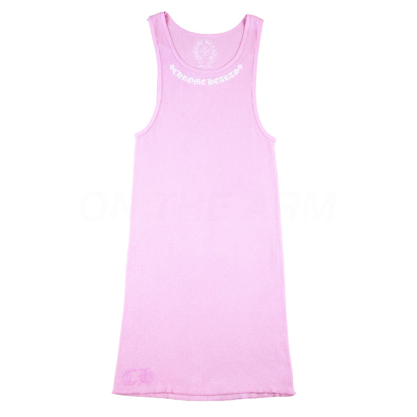 Chrome Hearts Pink Love You Tank Top