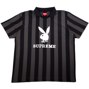 Supreme Black Playboy Soccer Polo PRE-OWNED