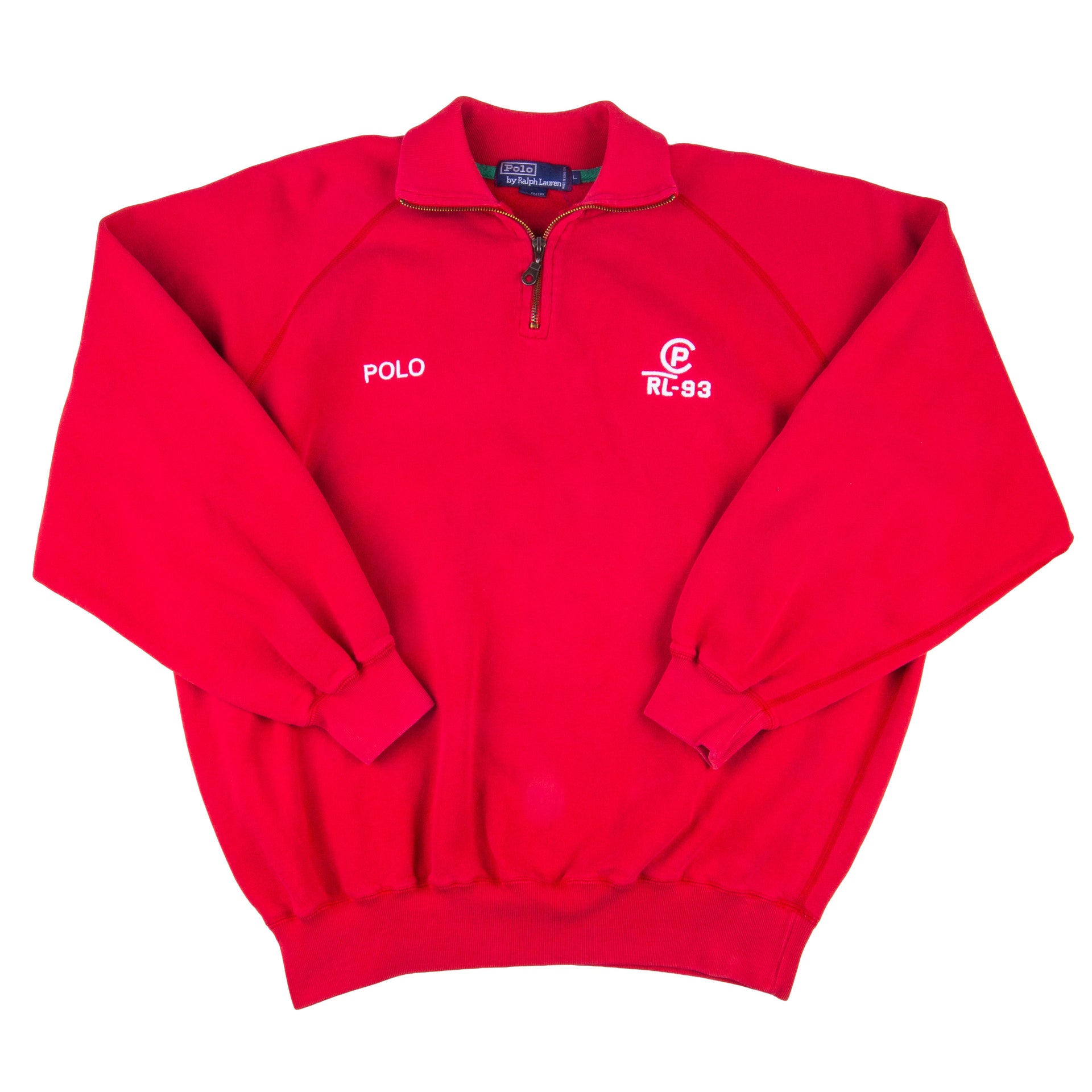 Vintage Red Ralph Lauren Polo Quarter Zip (2000's)
