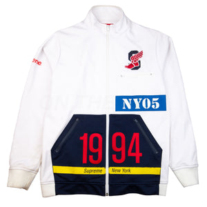 Supreme White S Wing Track Jacket (2005) PRE-OWNED