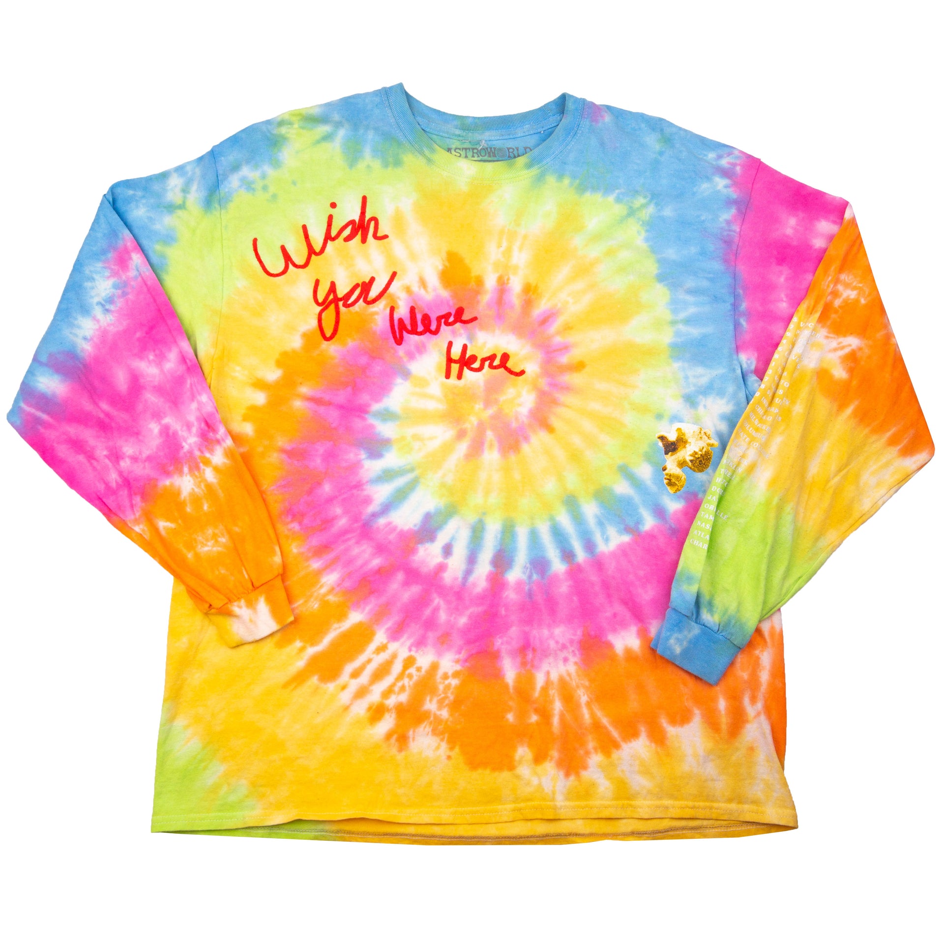 Travis Scott Tie Dye Astroworld Tour L/S PRE-OWNED