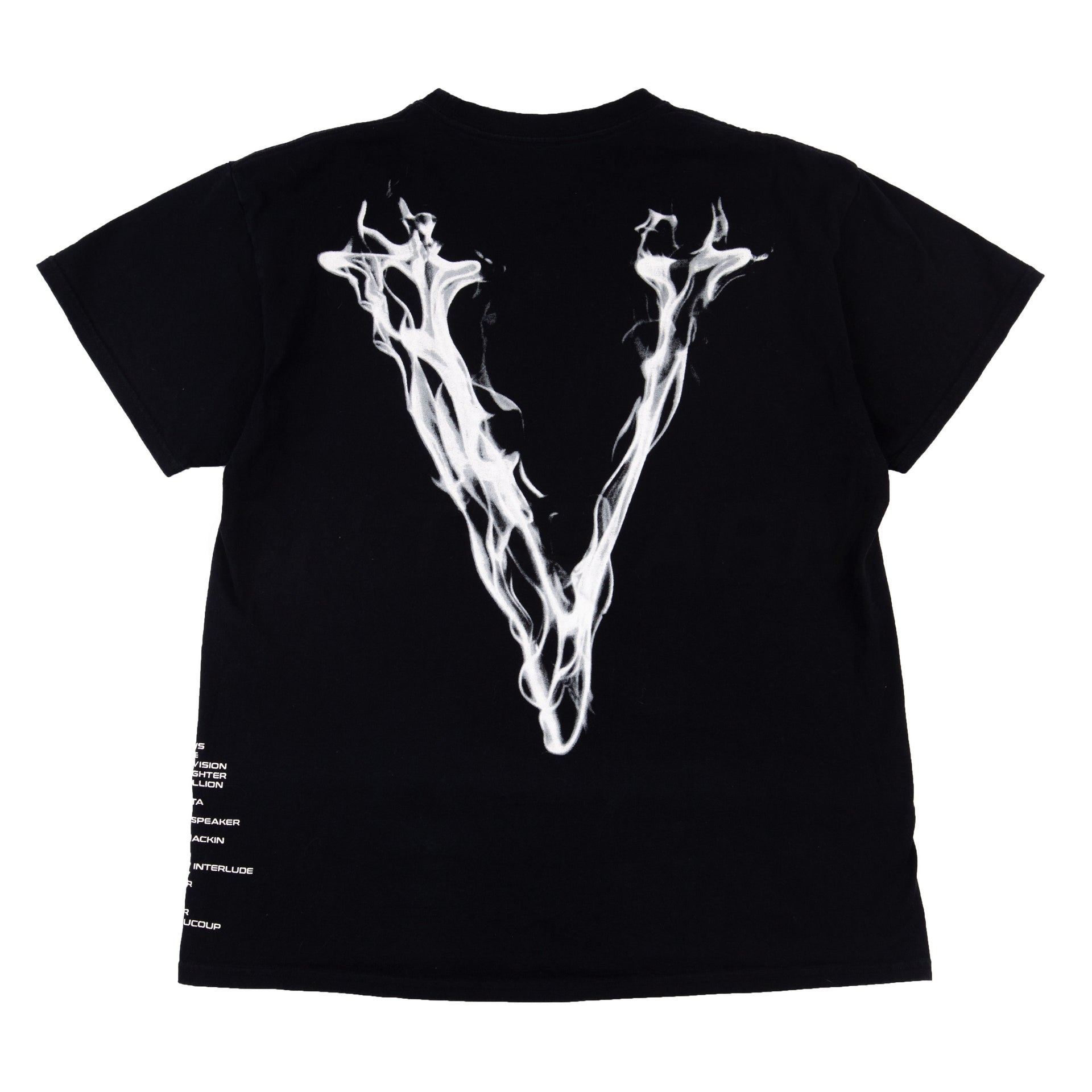 VLONE Black Pop Smoke The Woo Tee PRE-OWNED