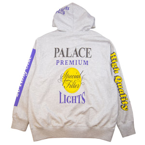 Palace Grey Premium Lights Hoodie PRE-OWNED