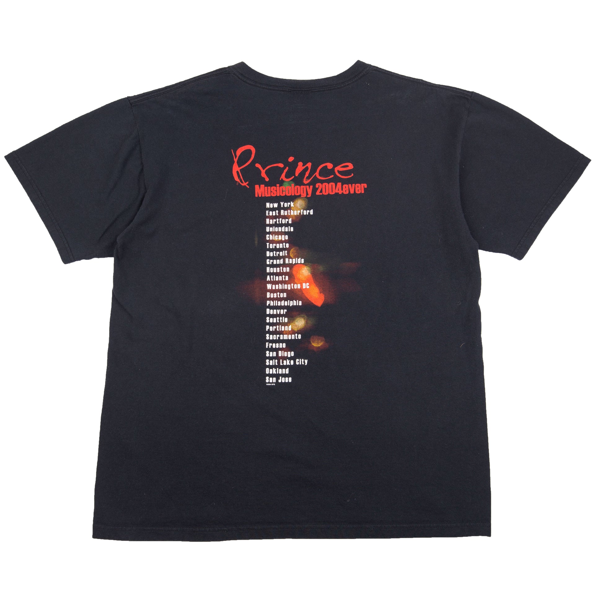 Vintage Black Prince Musicology Tour Tee (2004)