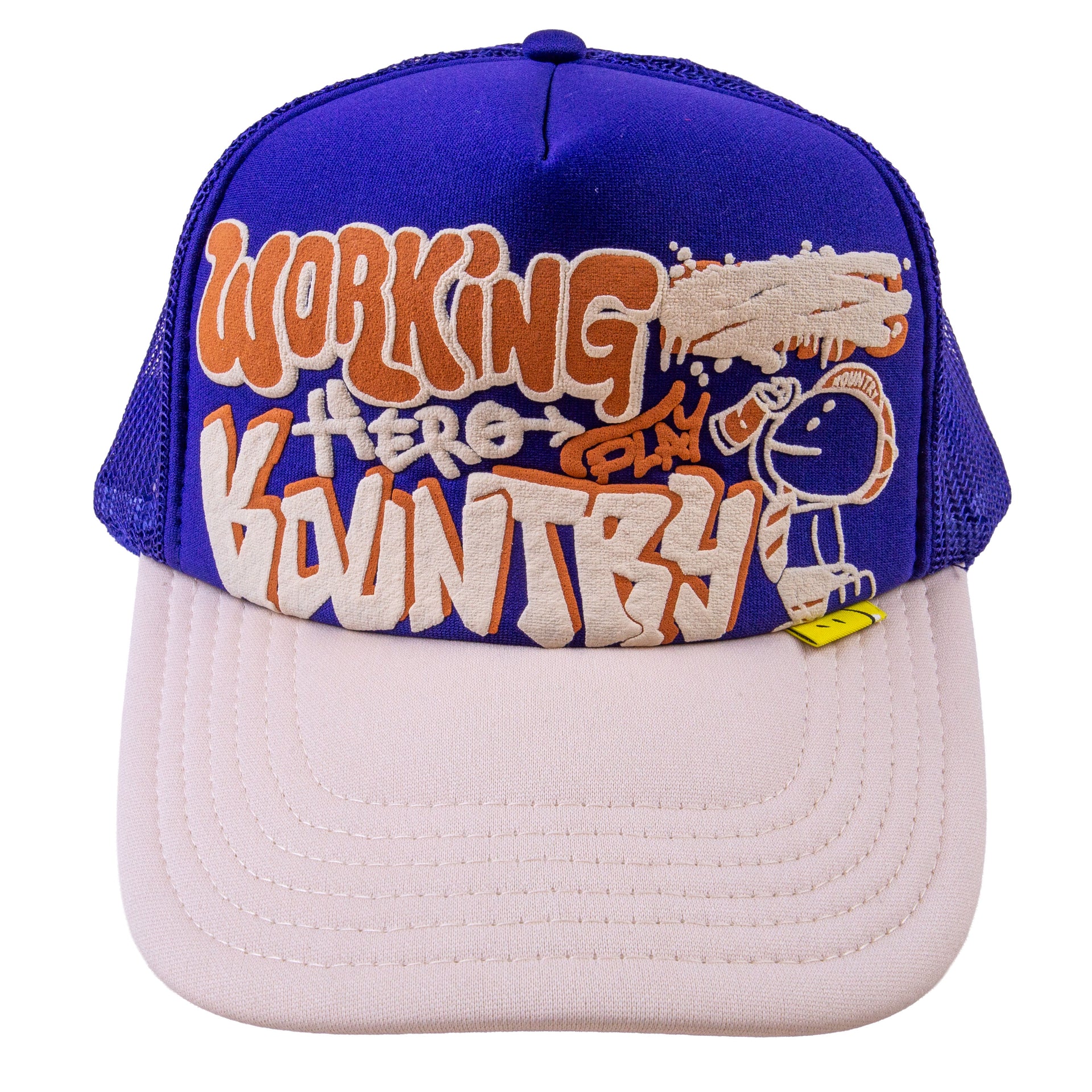 Kapital Purple Working Kountry Trucker Hat
