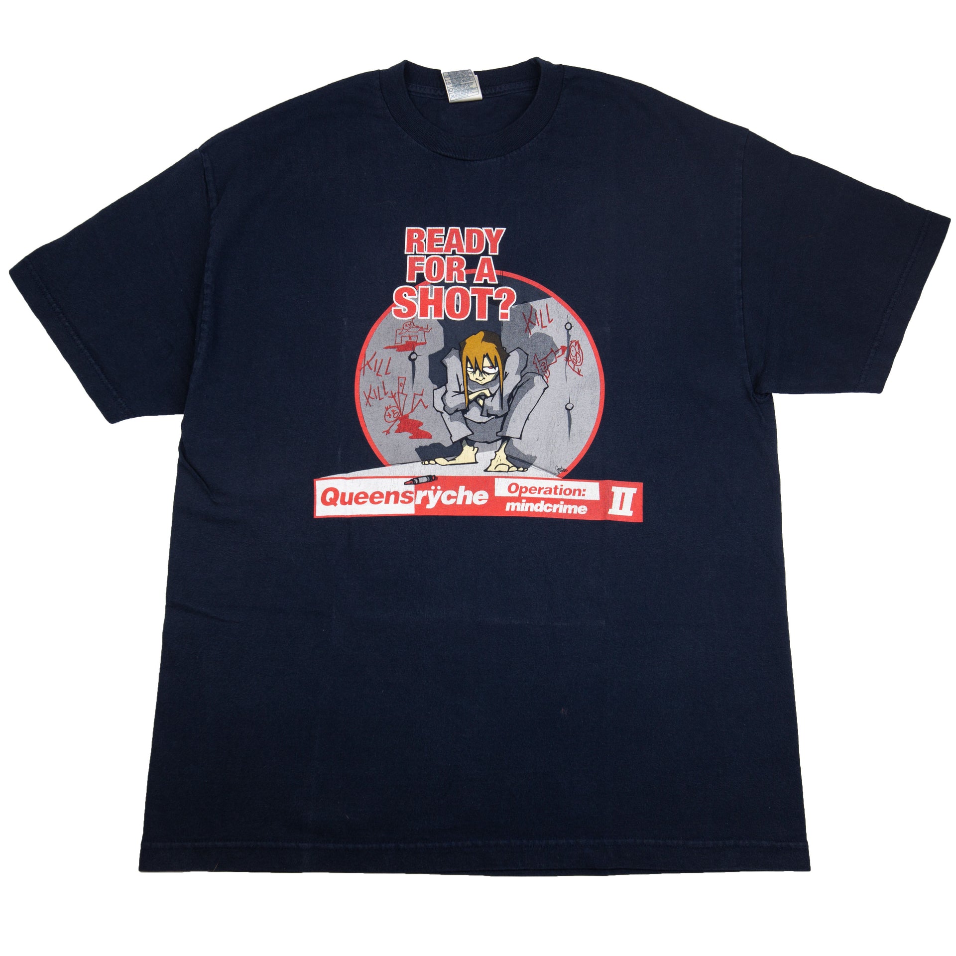Vintage Navy Queensryche Operation Mindcrime Tee (2000)