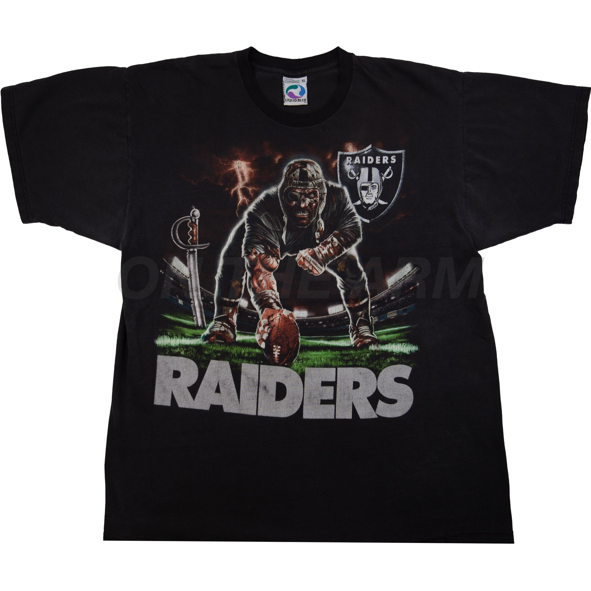 Vintage Black Liquid Blue Raiders Tee (2000's)