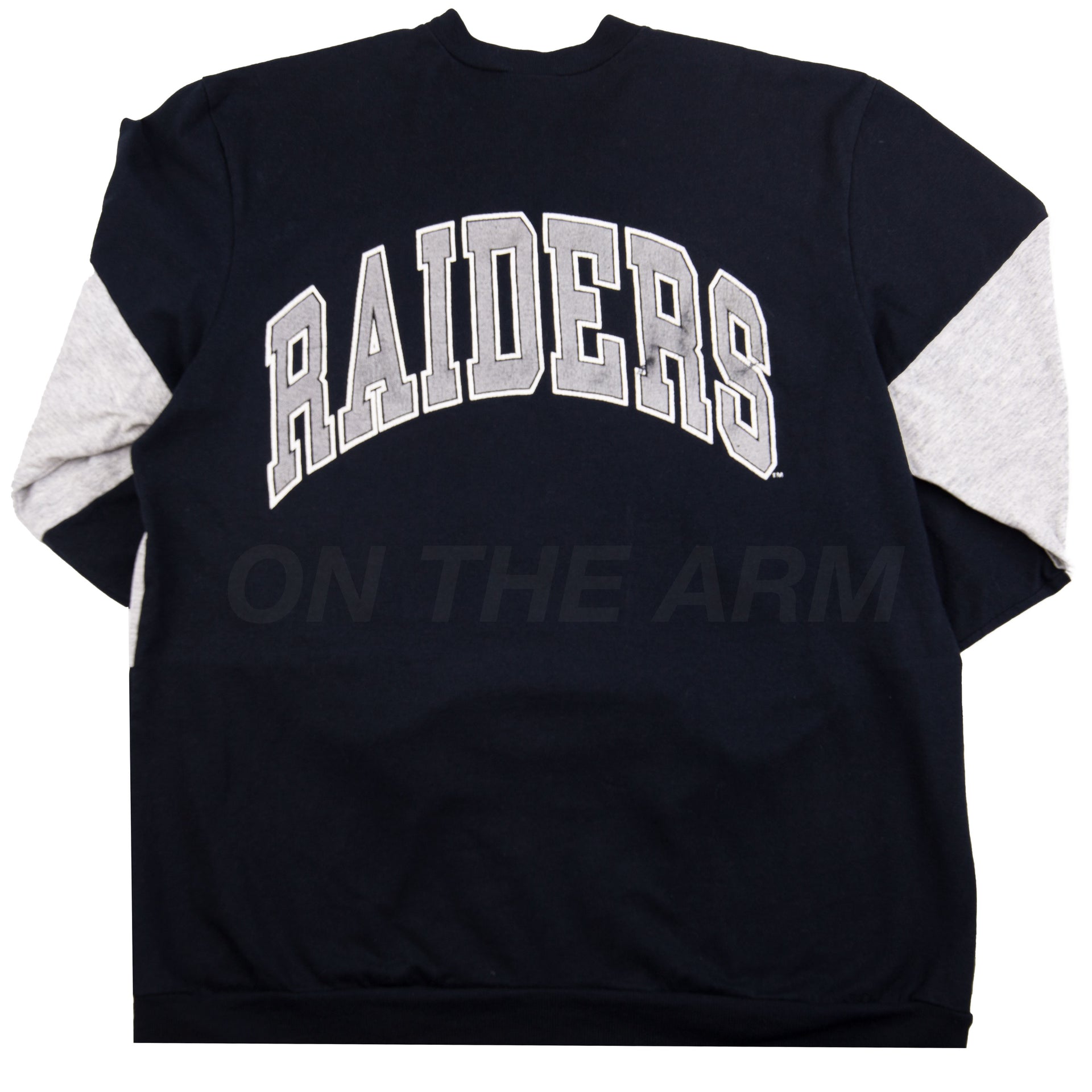 Vintage Black Nutmeg Raiders L/S Crew (1990's)