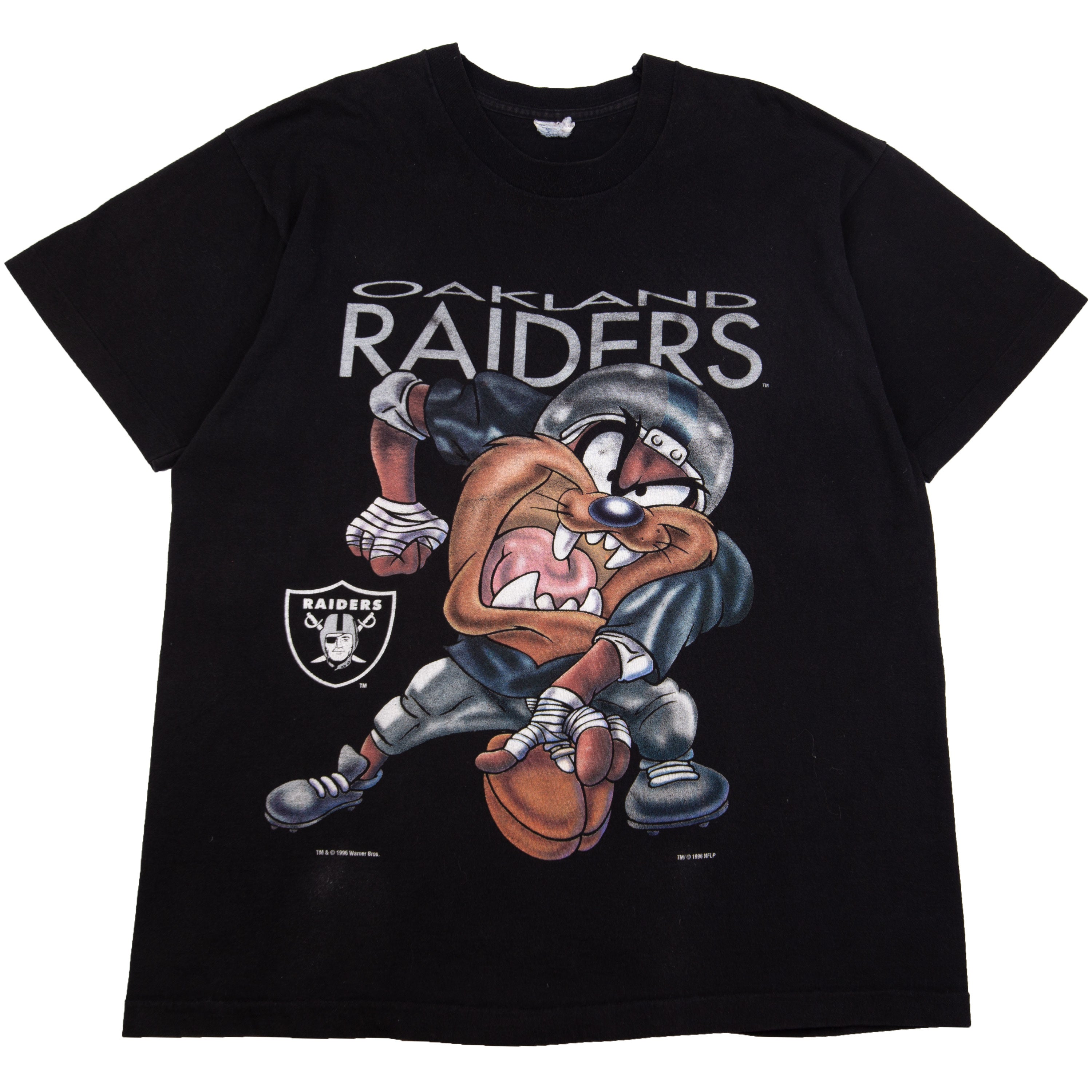 Oakland Raiders Vintage TAZ T Shirt sz XL EUC NFL Football