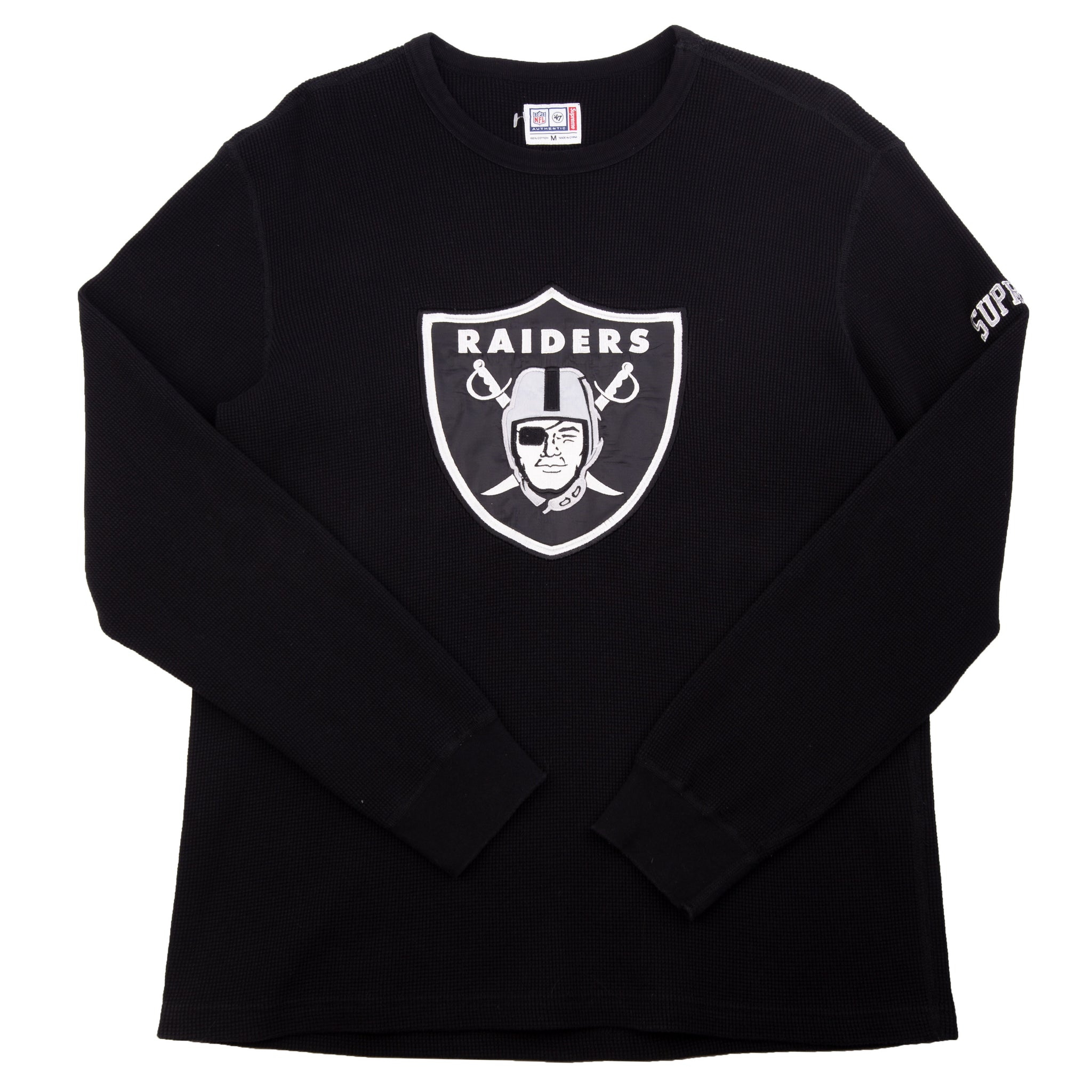 Supreme Black NFL Raiders Thermal PRE-OWNED