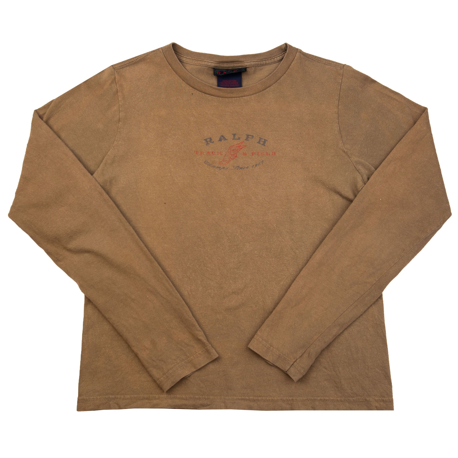 Vintage Olive Polo Ralph Lauren Women's Top (2000's)