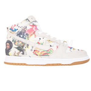 Nike SB White Supreme Rammellzee Dunk High