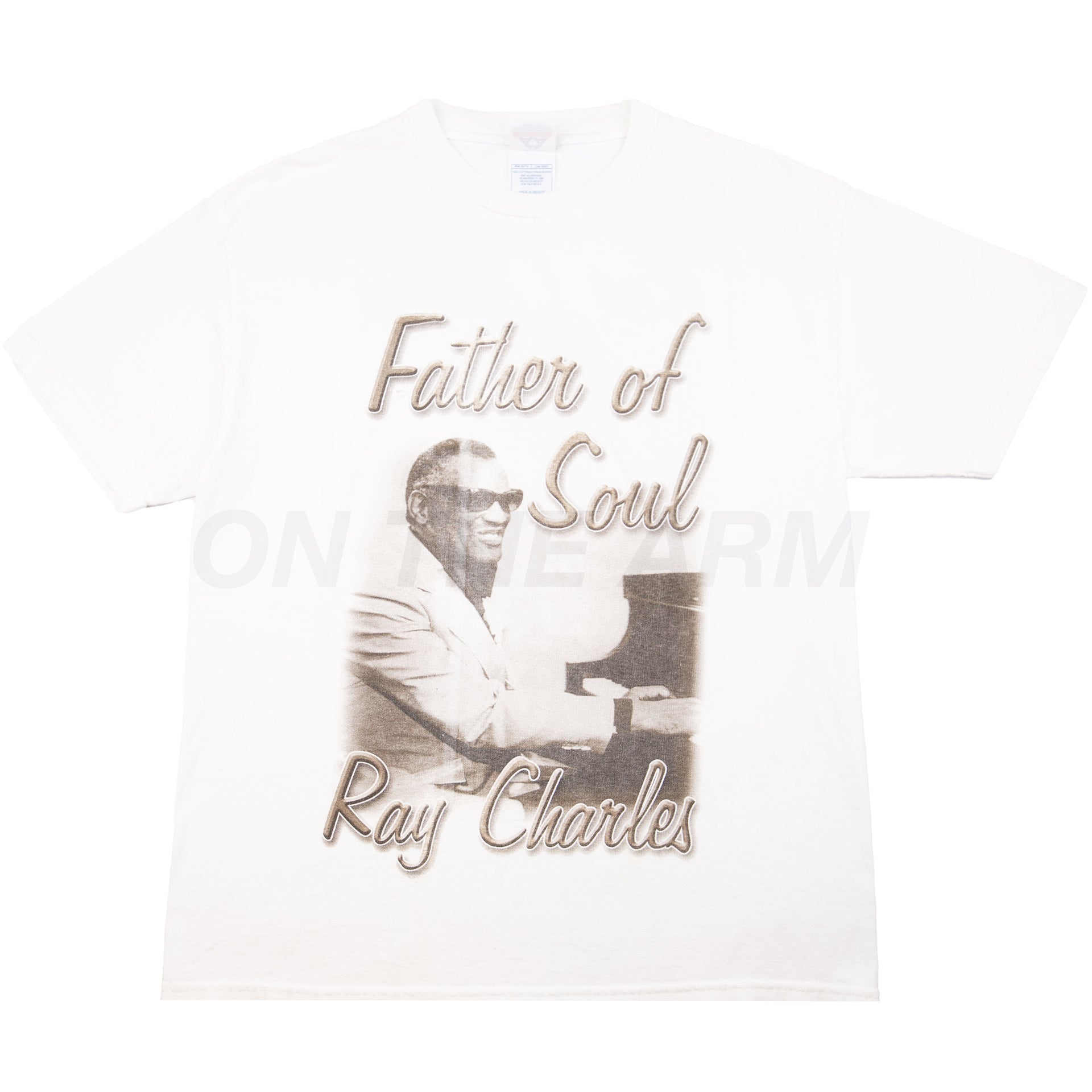 Vintage White Ray Charles Memorial Tee (2004)