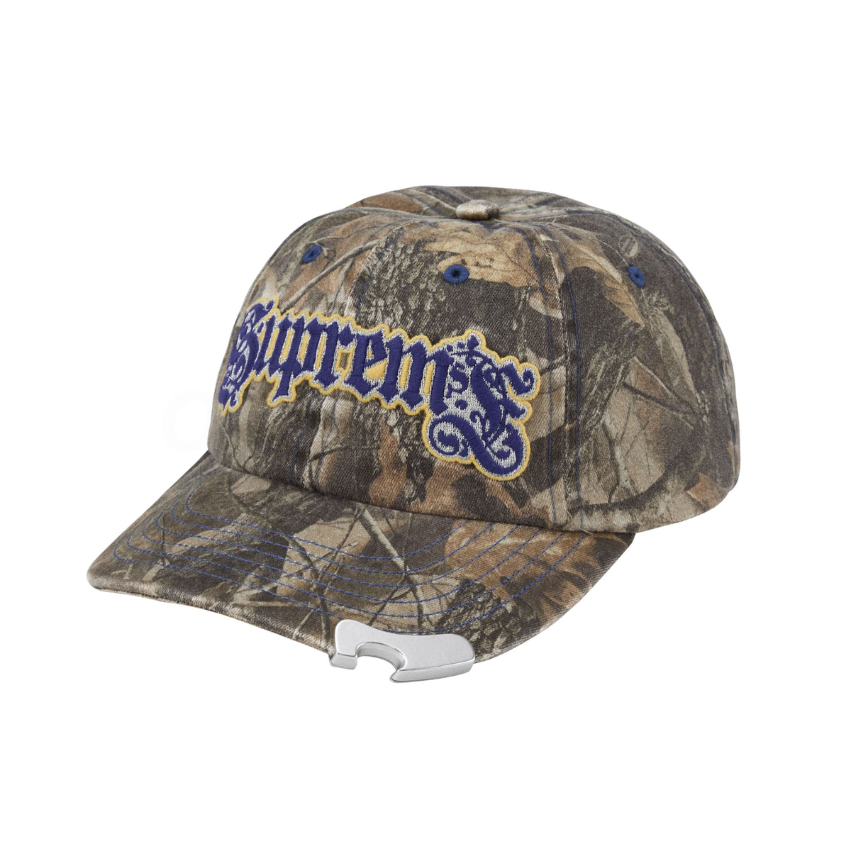 Supreme Real Tree Camo Bottle Opener 6-Panel Hat