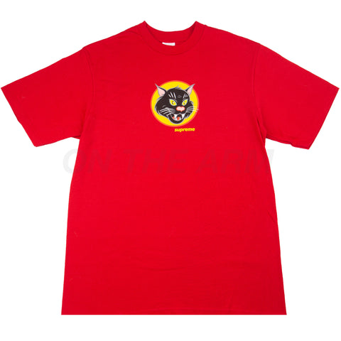 Supreme Red Peace Tee – On The Arm