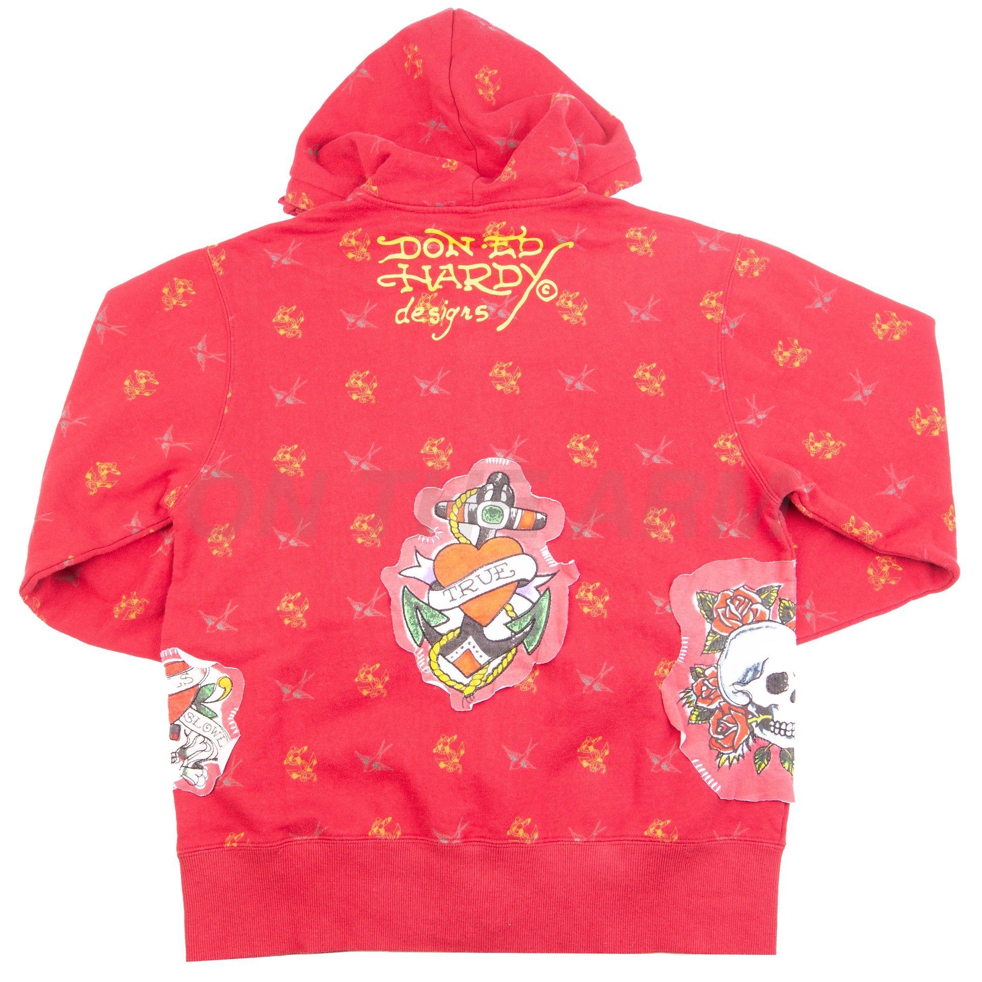Vintage Red Ed Hardy Skull Zip Up (2000's)