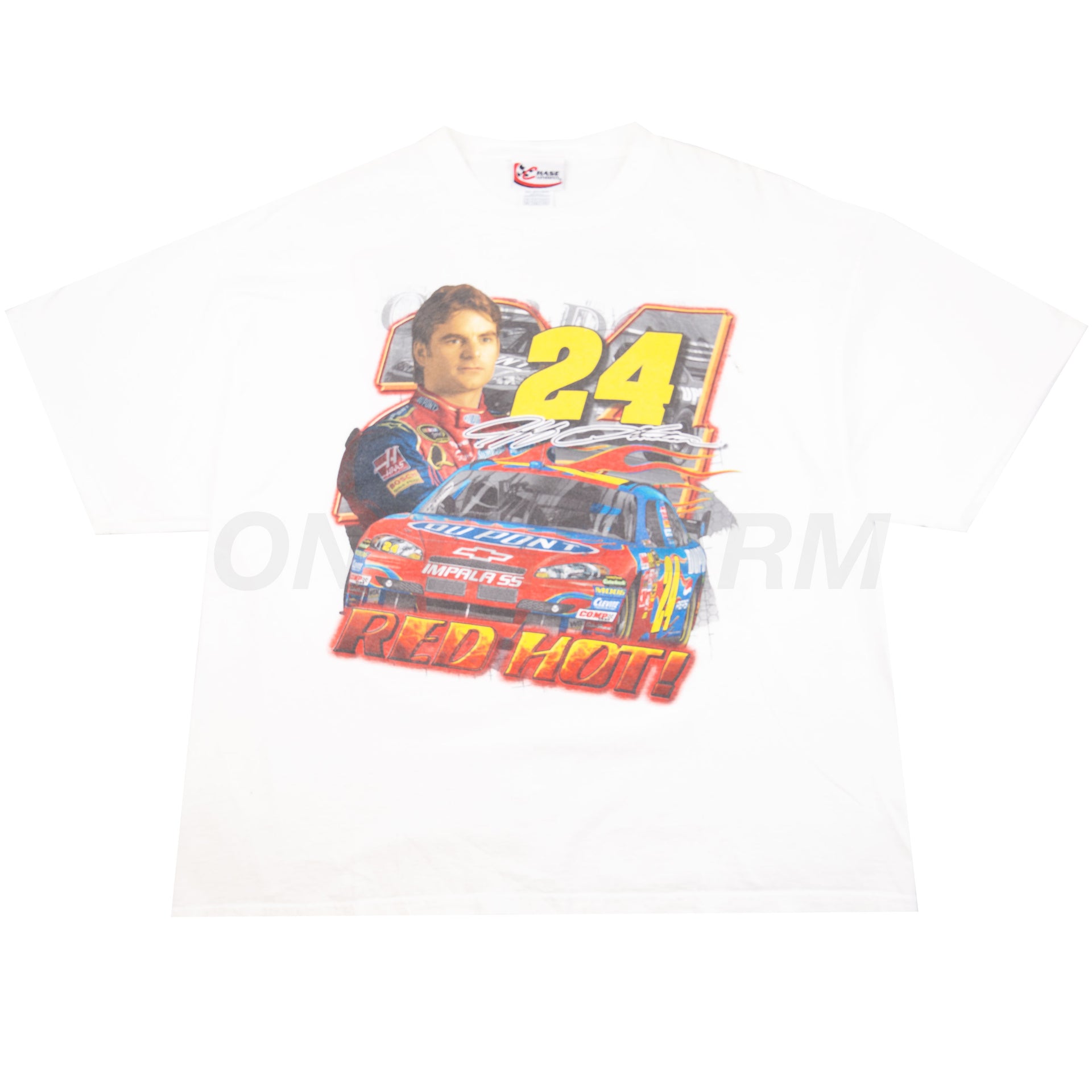Vintage White Red Hot Racing Tee (2000's)