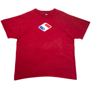 Stussy Red S Tee (2000's) PRE-OWNED