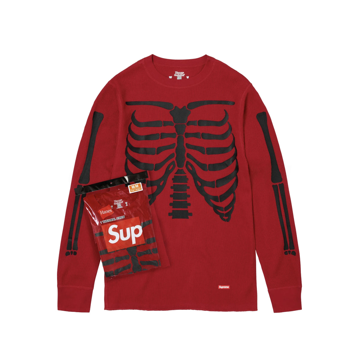 Supreme Red Hanes Bones Thermal (1-pack)