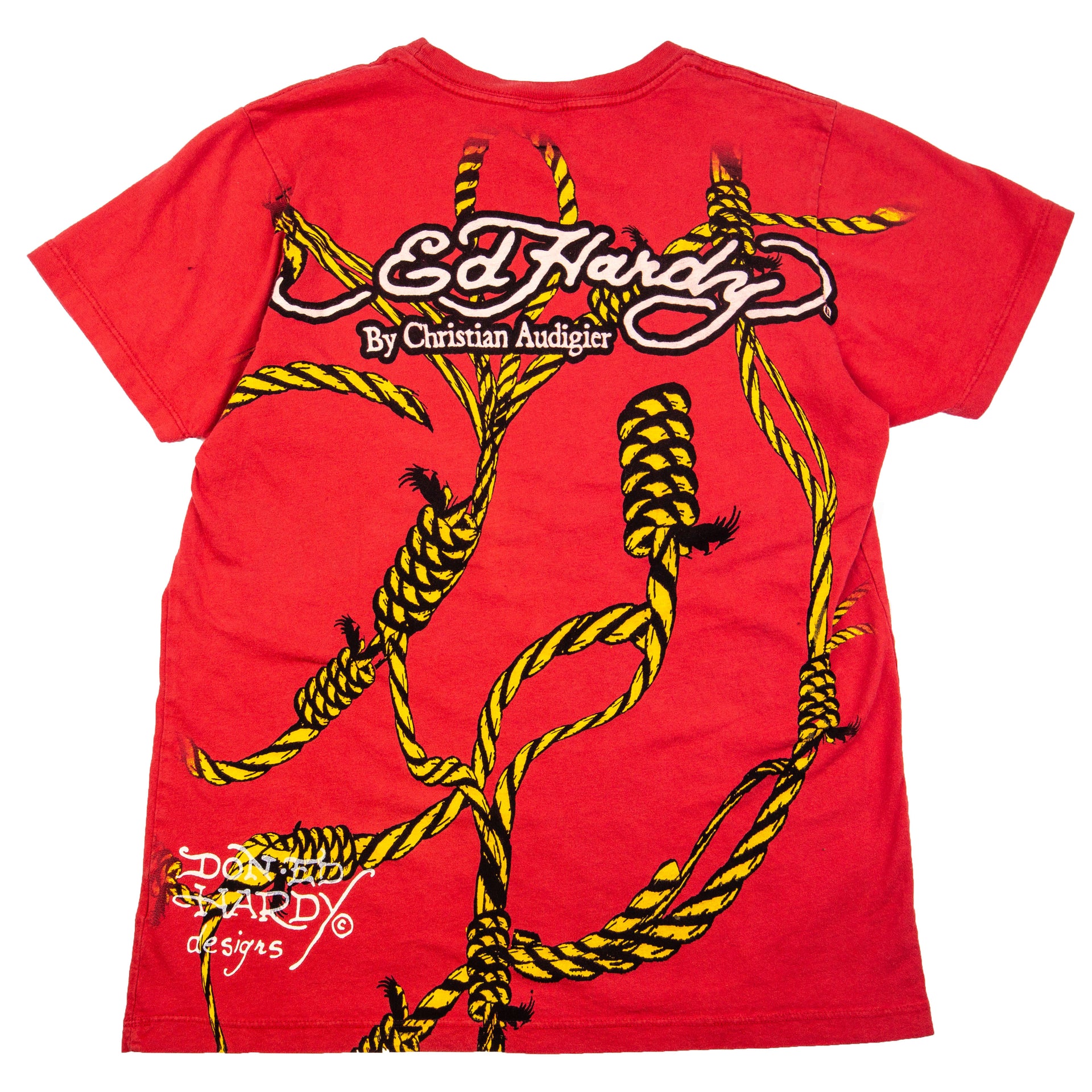 Vintage Red Ed Hardy Skull Tee (2000's)
