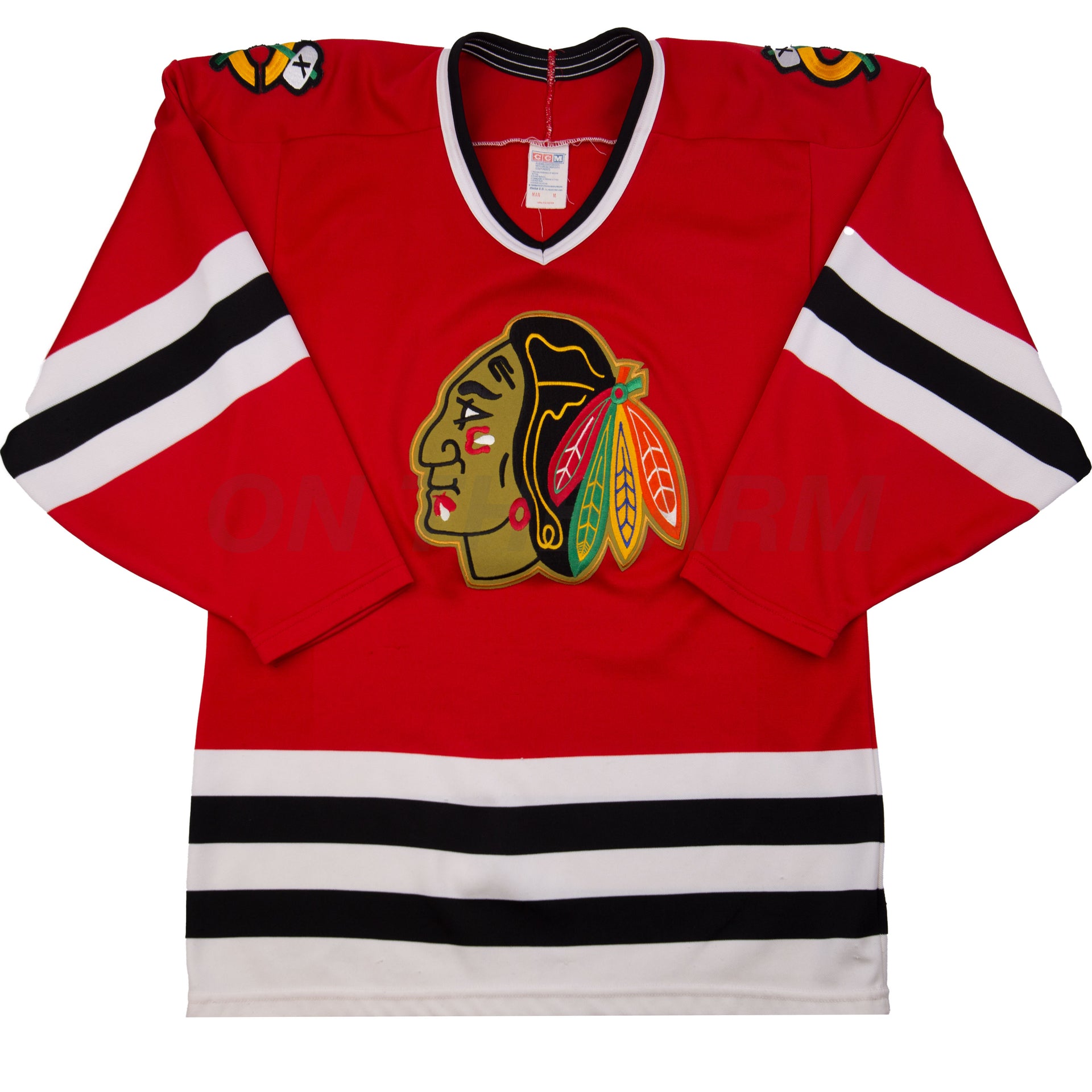 Vintage Red Chicago Blackhawks Jersey (2000's)