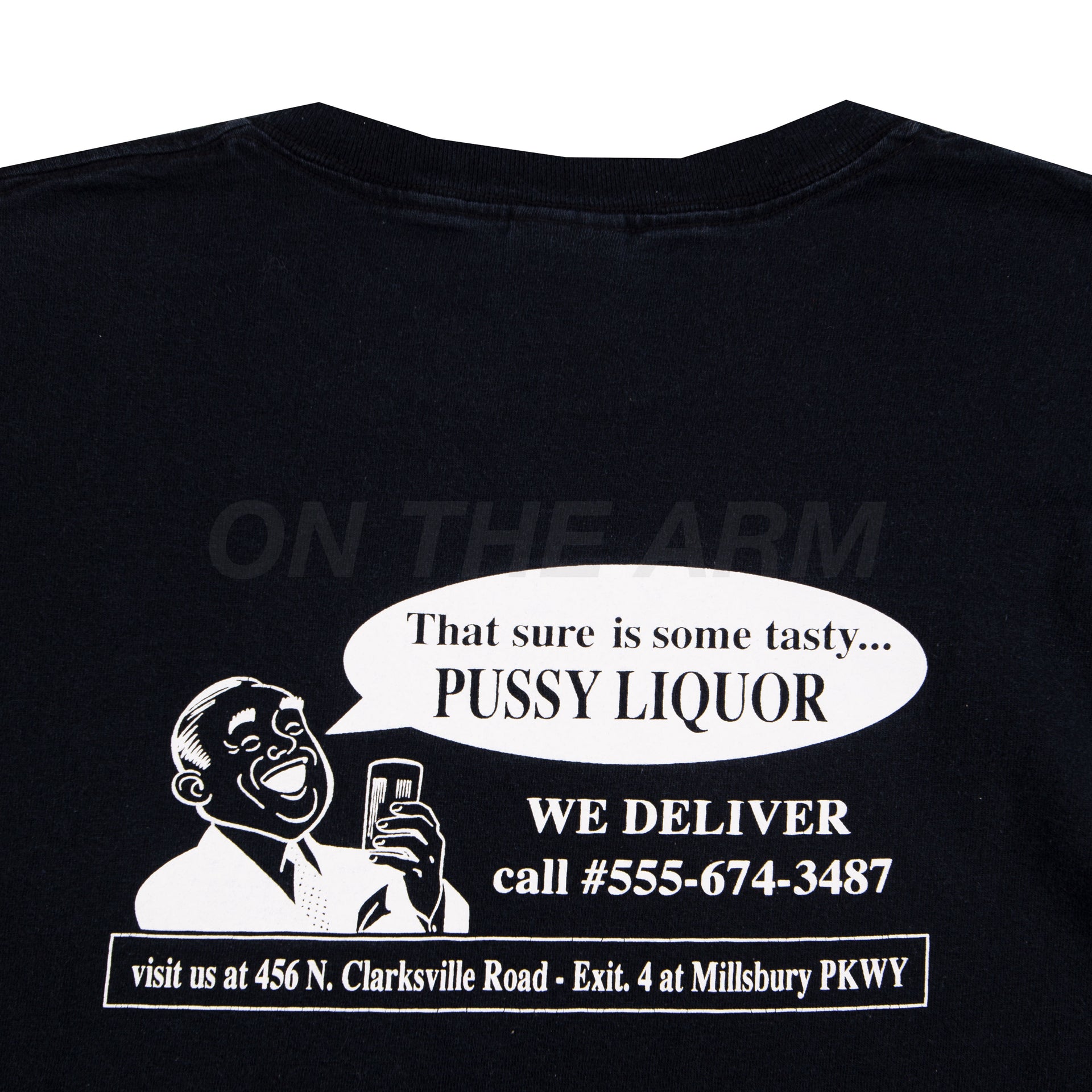 Vintage Black Red Hot Pussy Liquor Tee (2000's)