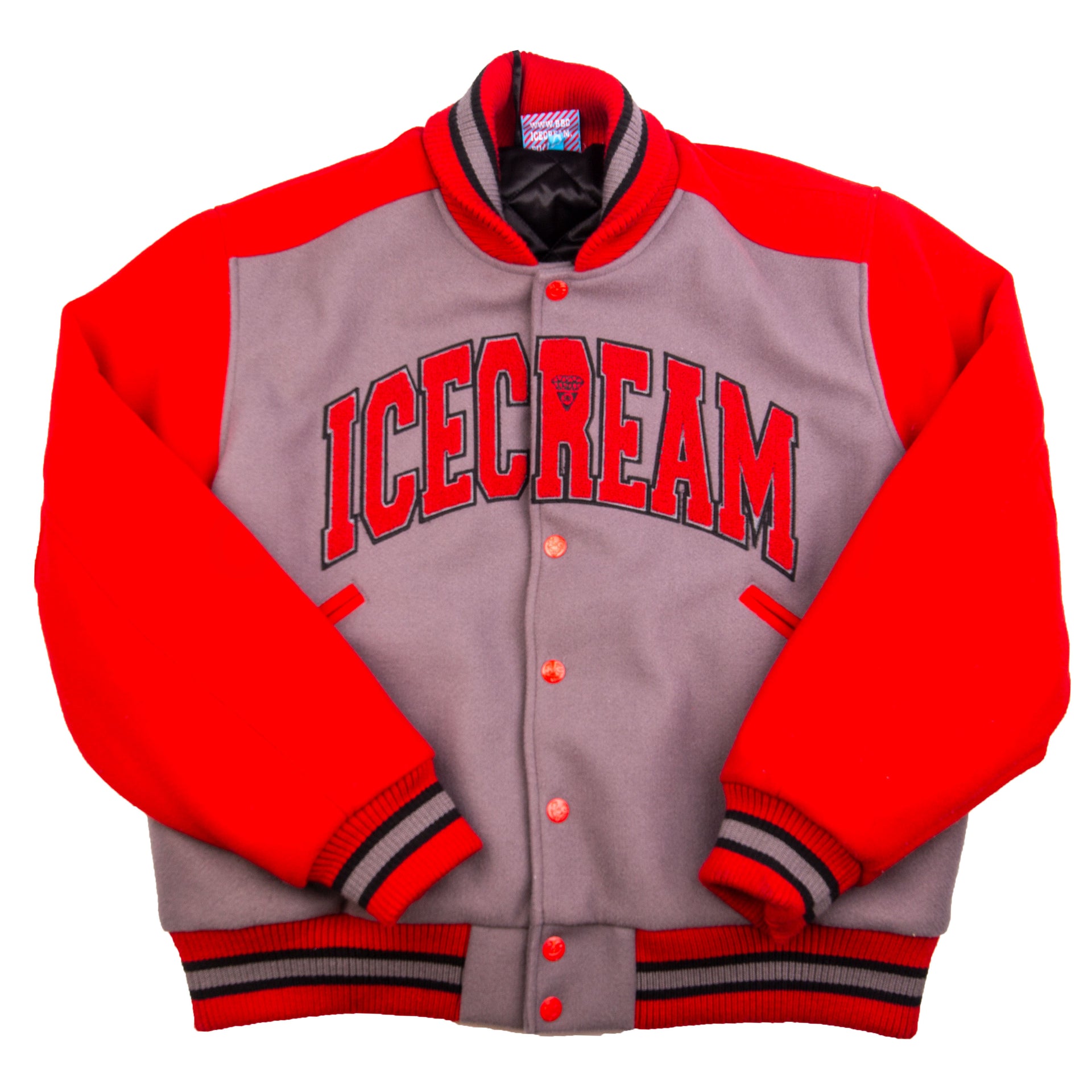 BBC Ice Cream Red Varsity Jacket PRE-OWNED