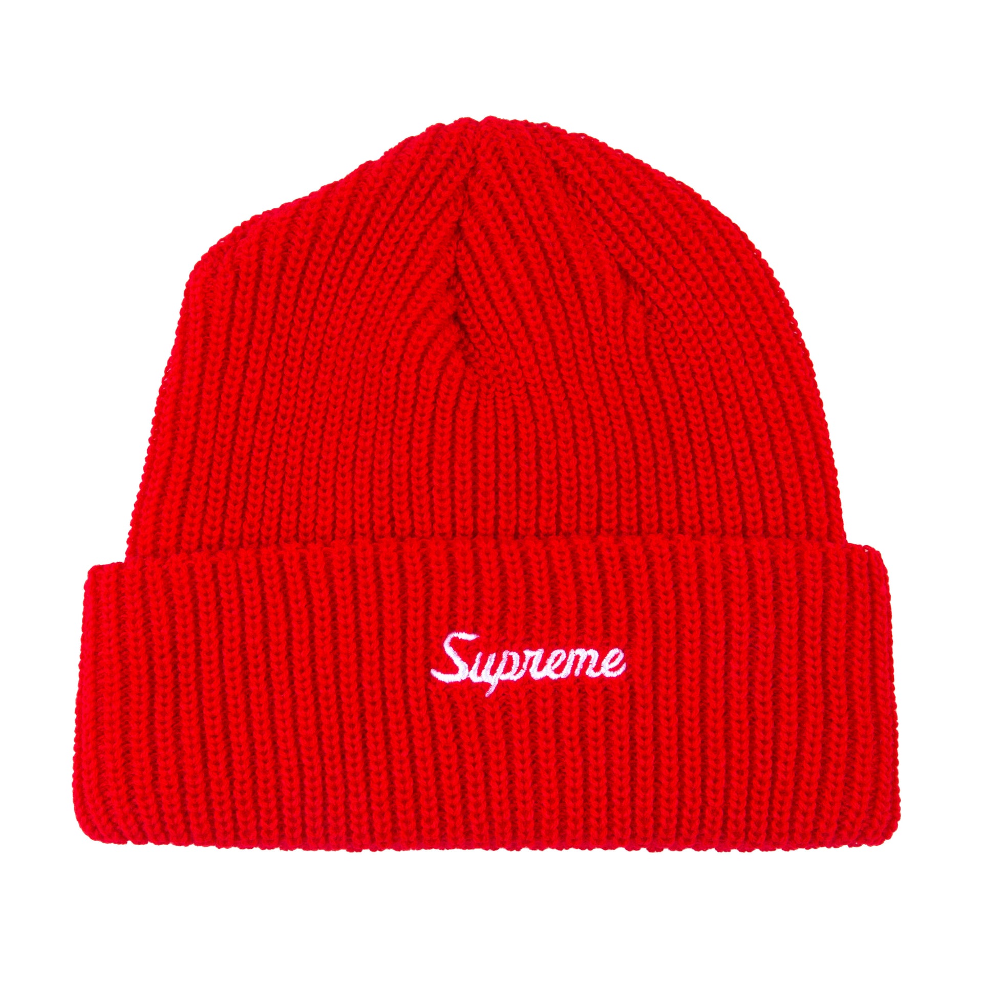 Supreme Red Loose Gauge Beanie