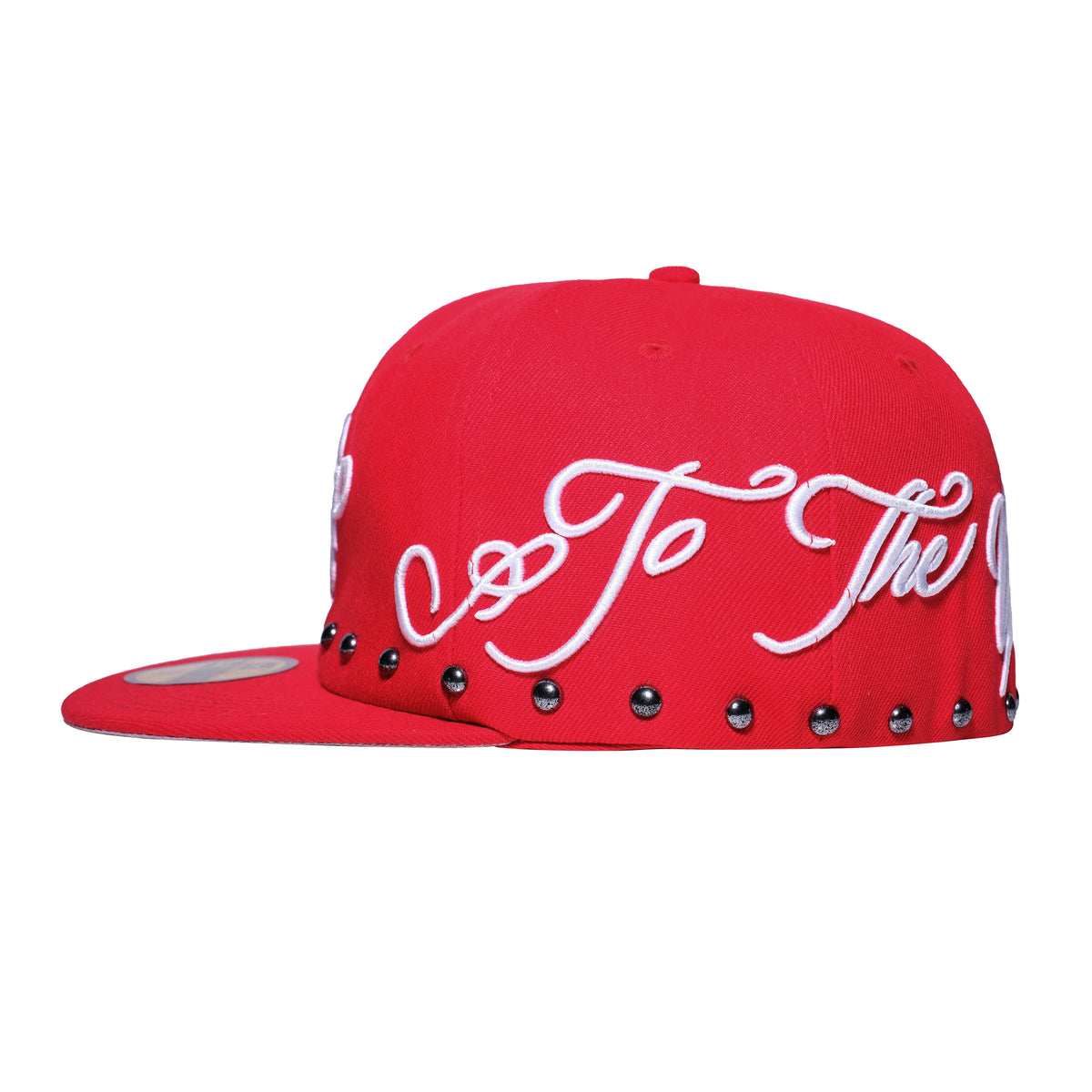 OTA Braves Red Las Vegas To The World Studded Fitted Hat