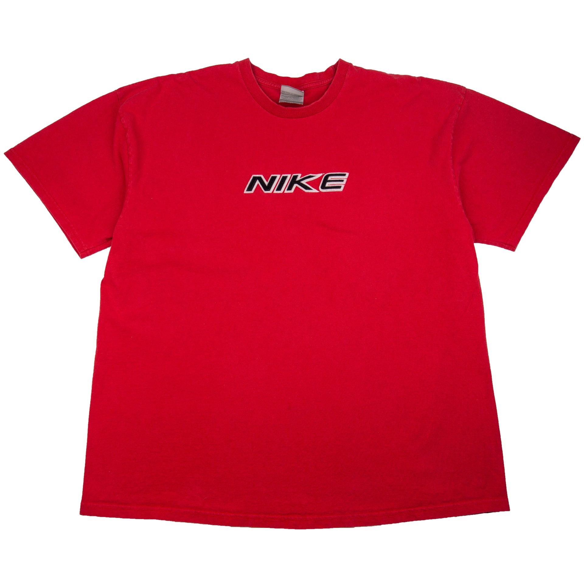 Vintage Red Nike Spellout Tee (2000's)