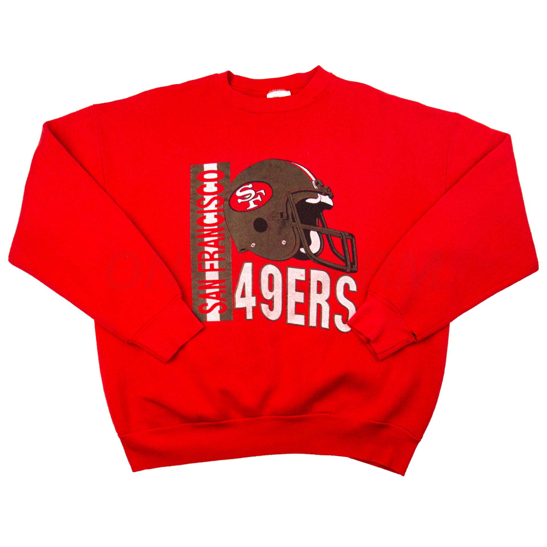 Vintage Red San Francisco 49ers Crew (1990's)