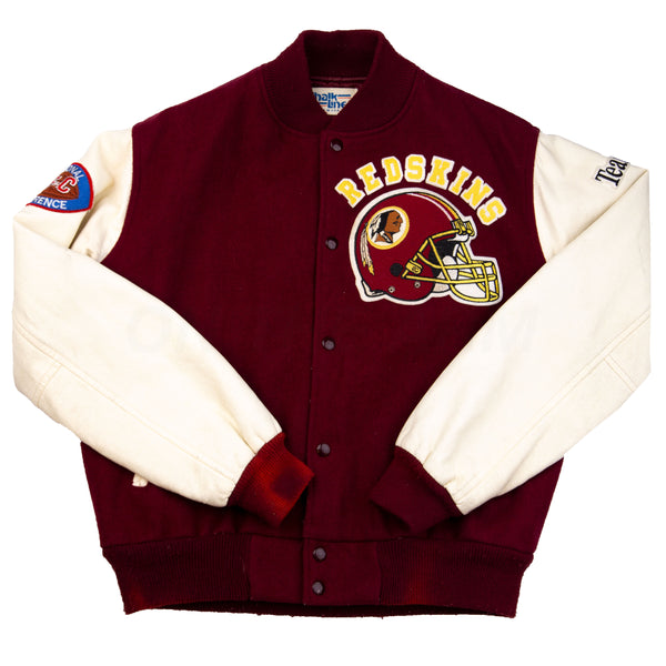 Vintage Burgundy Chalkline Washington Redskins Jacket (1990's)