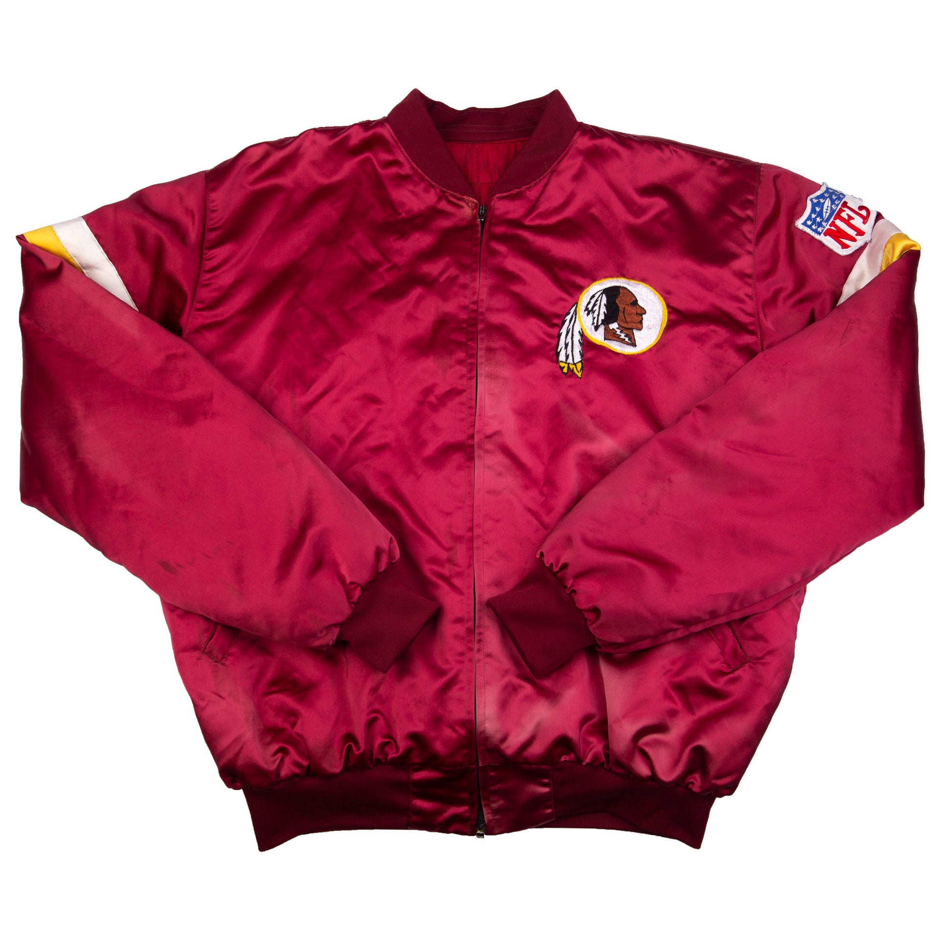 Vintage Maroon Washington Redskins Satin Jacket (1990's)