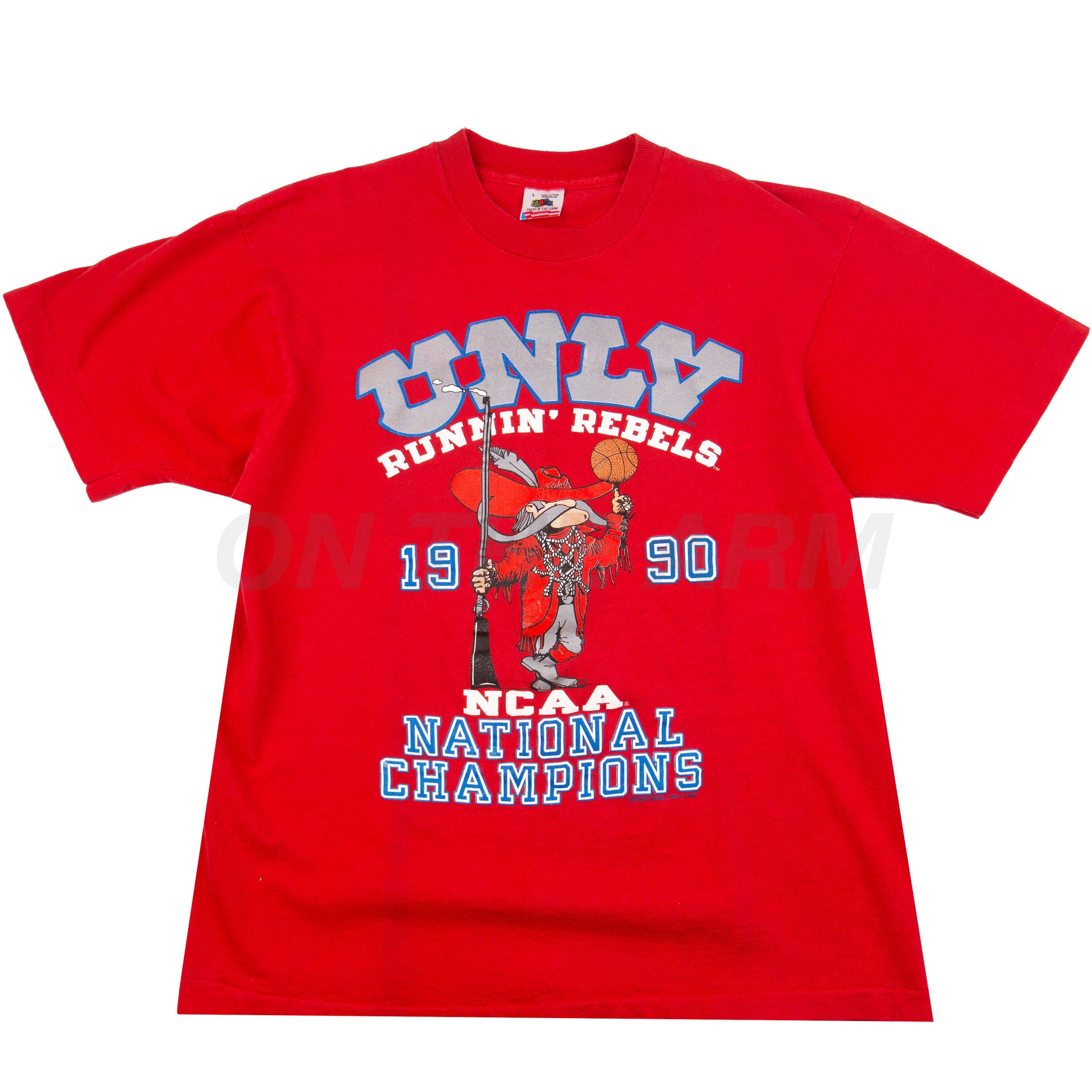 Vintage Red UNLV Runnin Rebel Tee (1990)