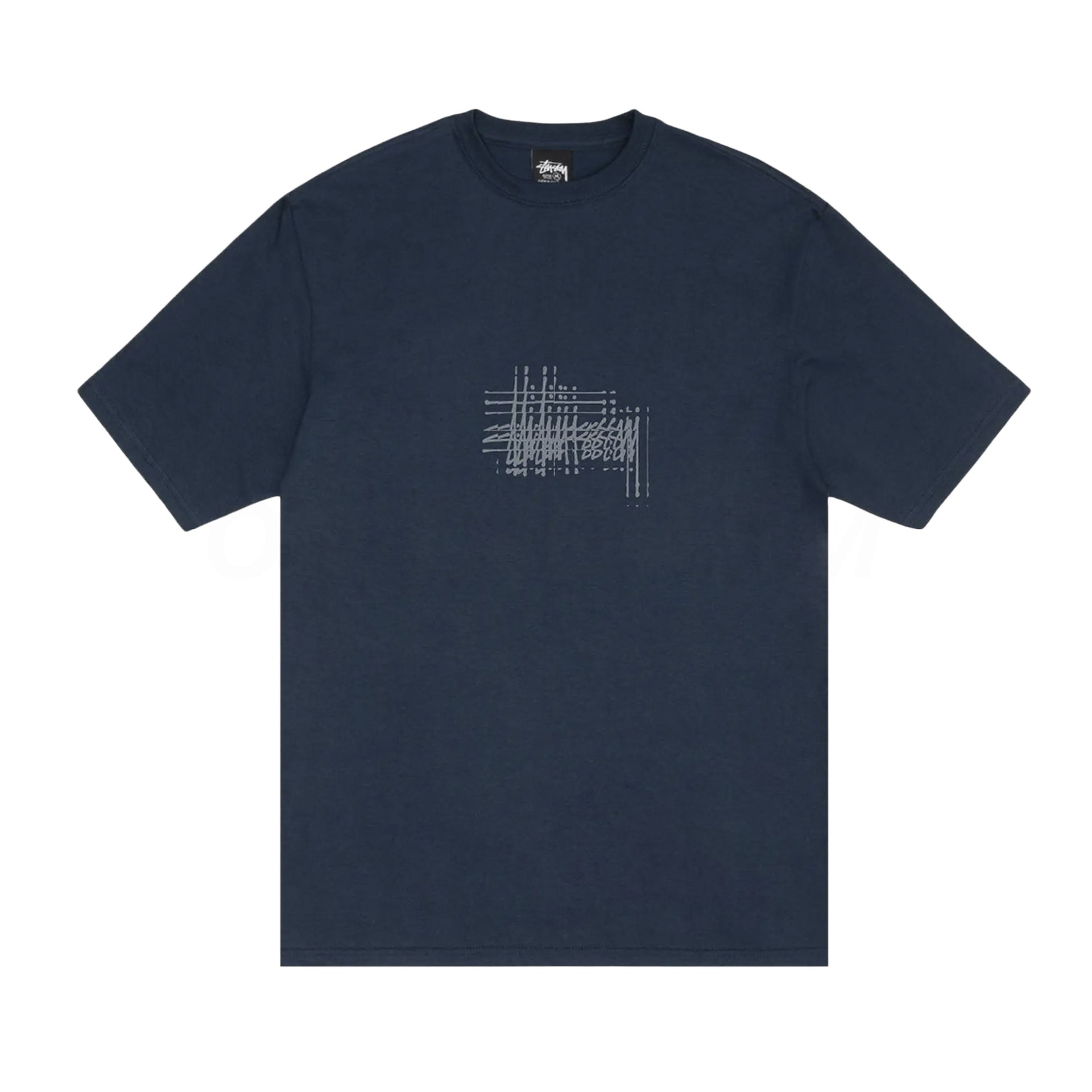 Stussy Navy Refracted Tee