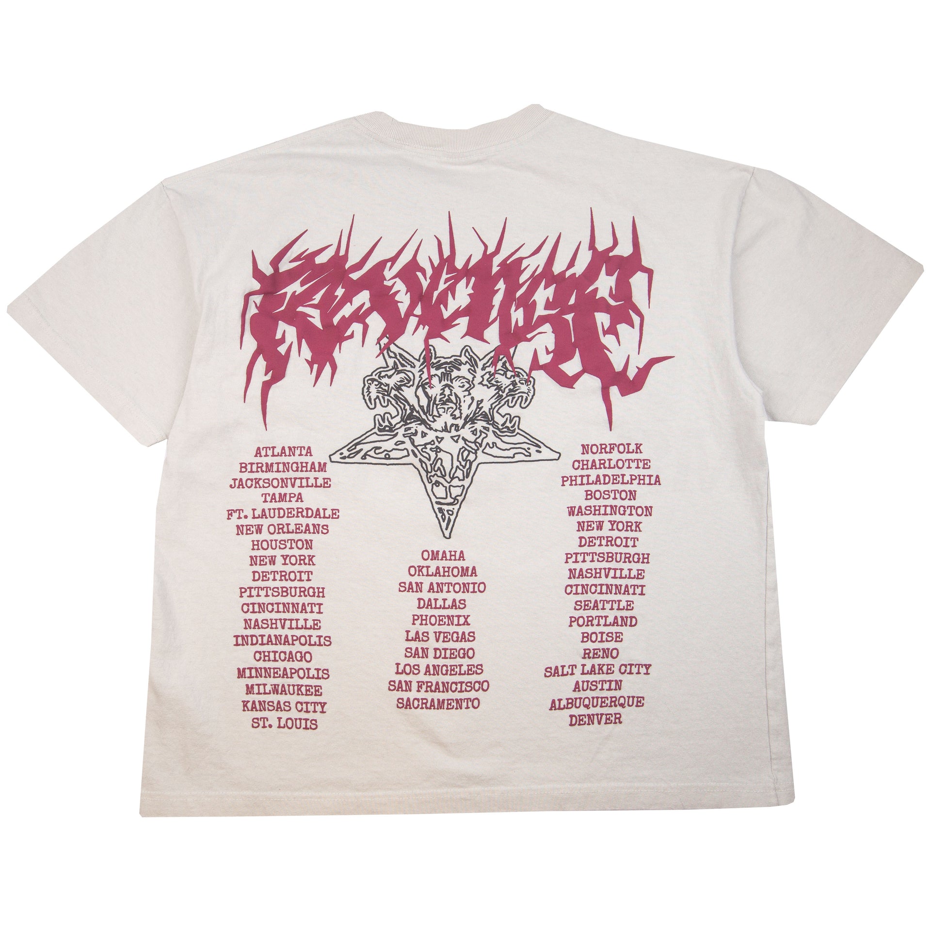 Revenge Cement City Morgue Tour Tee PRE-OWNED