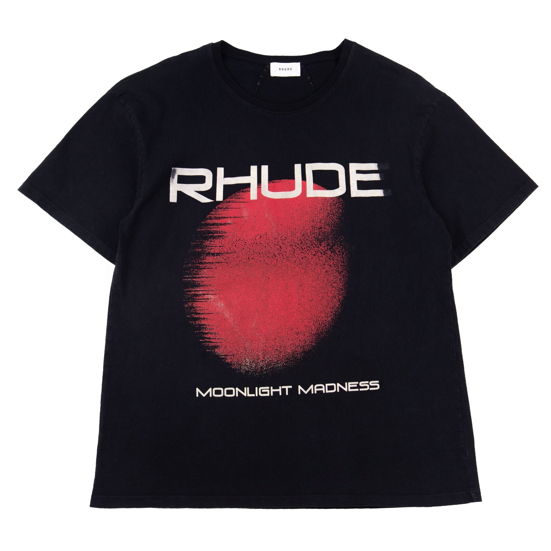 Rhude Black Blood Moon Moonlight Madness Tee PRE-OWNED
