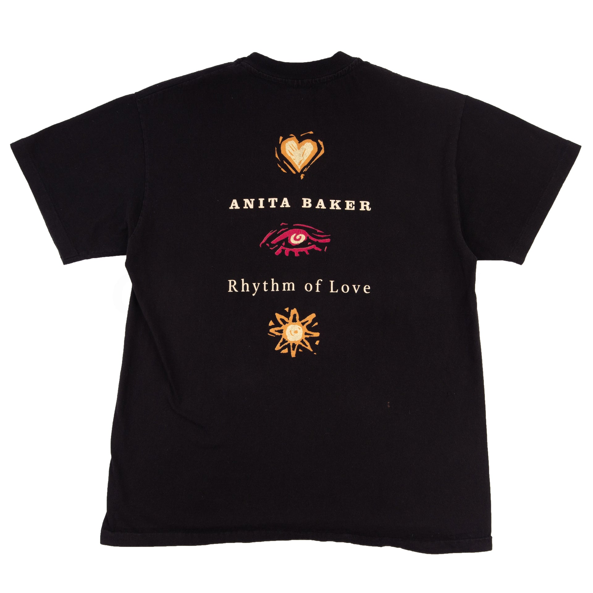 Vintage Black Anita Baker Rhythm Of Love Tee