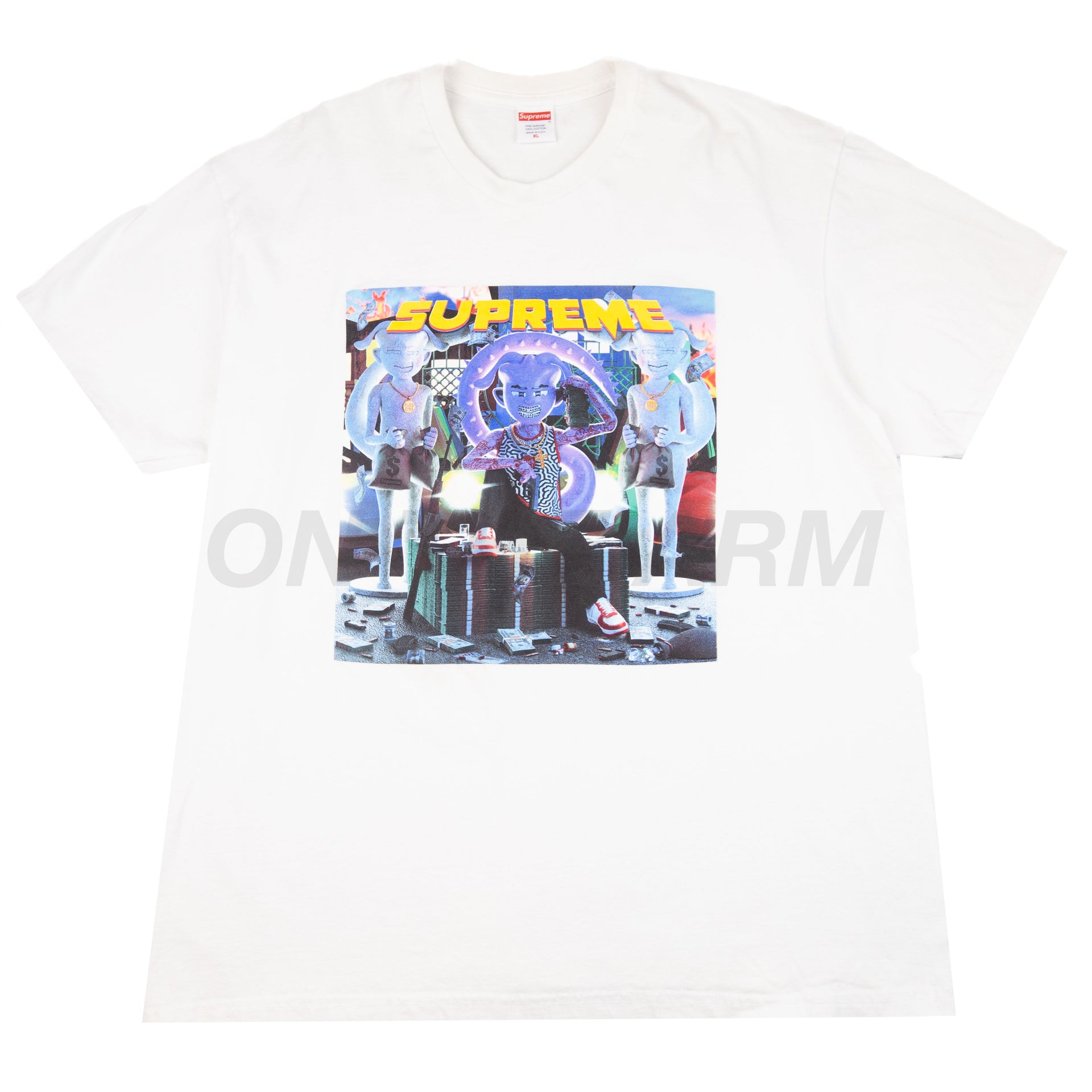 Supreme White Richest Tee PRE-OWNED