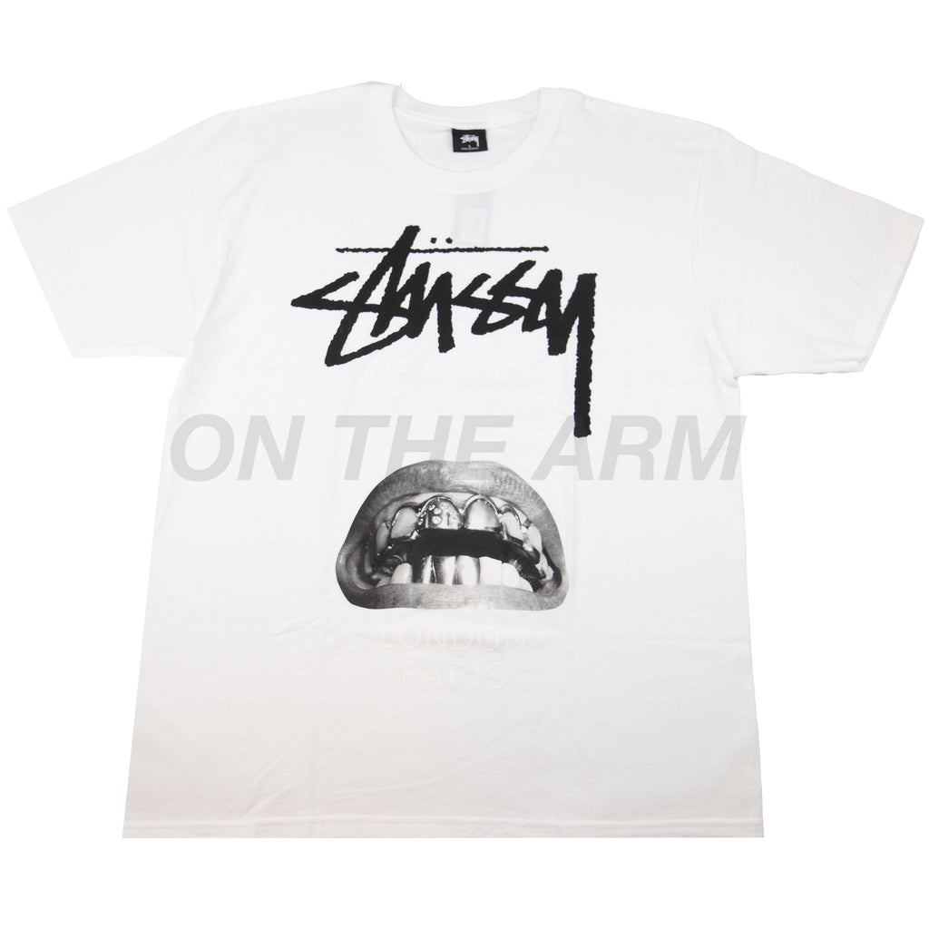 Stussy Rick Owens World Tour Collection White Tee Brand New Size Large