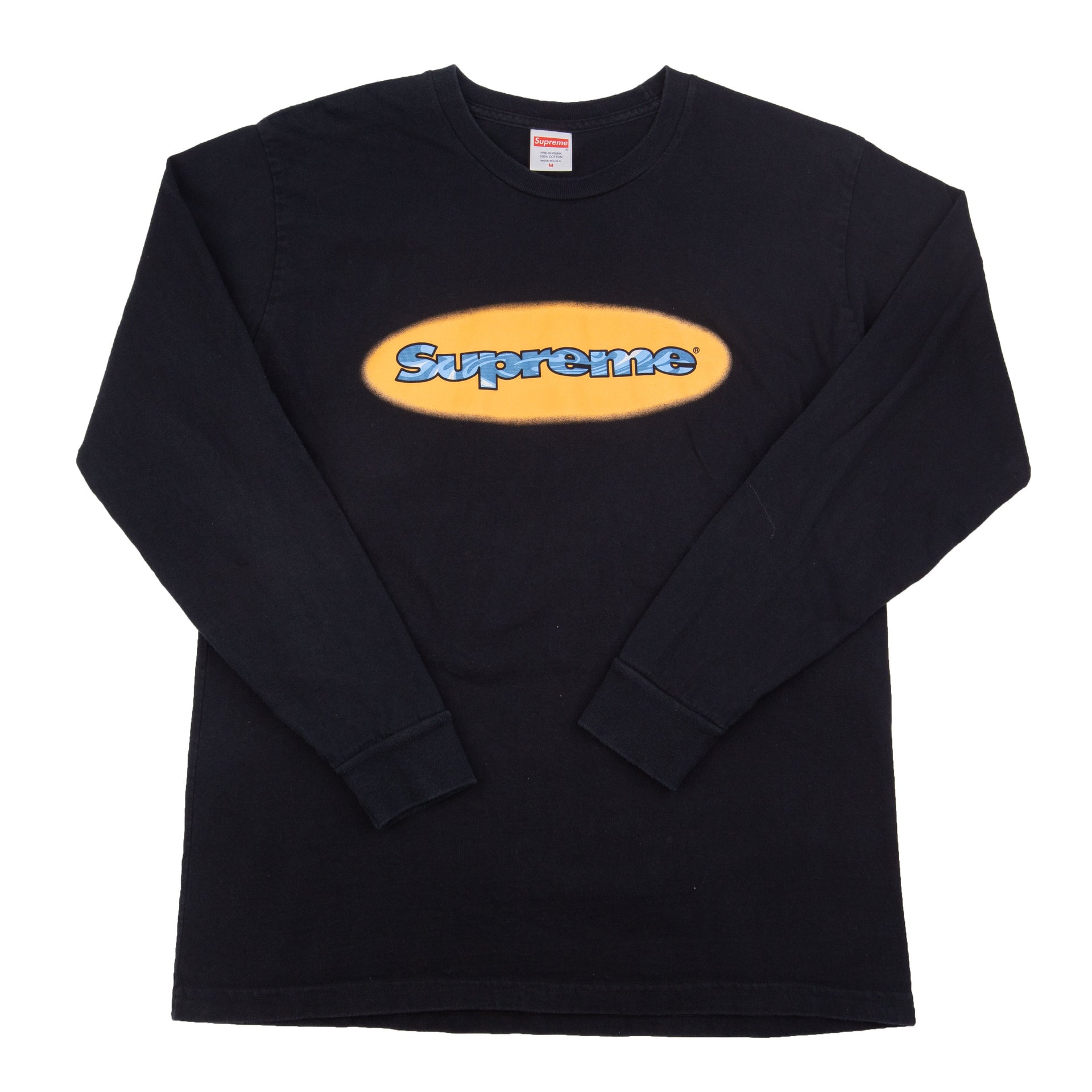 Supreme Black Ripple L/S PRE-OWNED