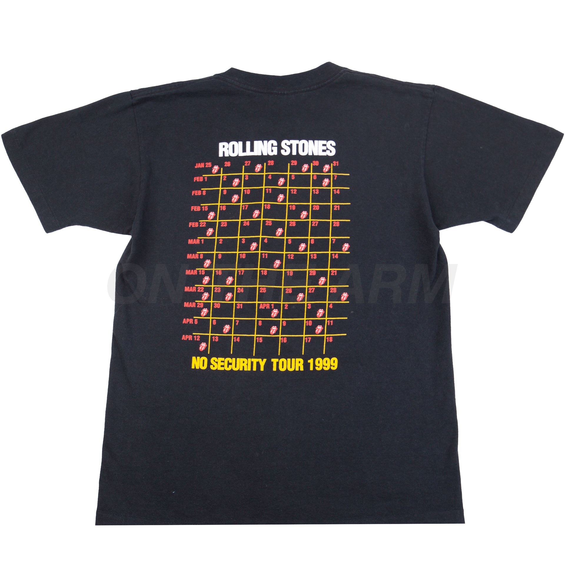 Vintage Black Rolling Stone No Security Tour Tee (1999)