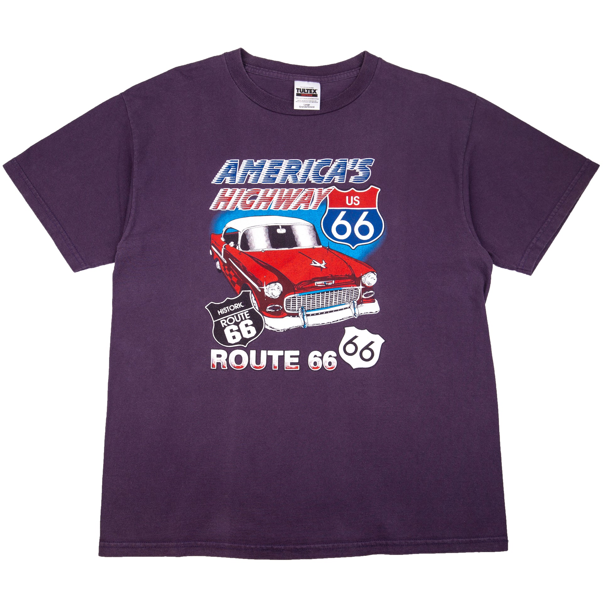 Vintage Purple Route 66 Tee (1990's)