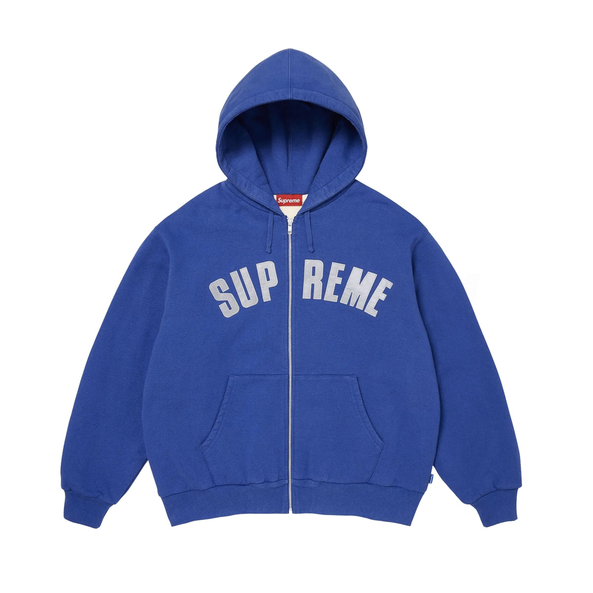 Supreme Royal Thermal Lined Arc Logo Zip Up