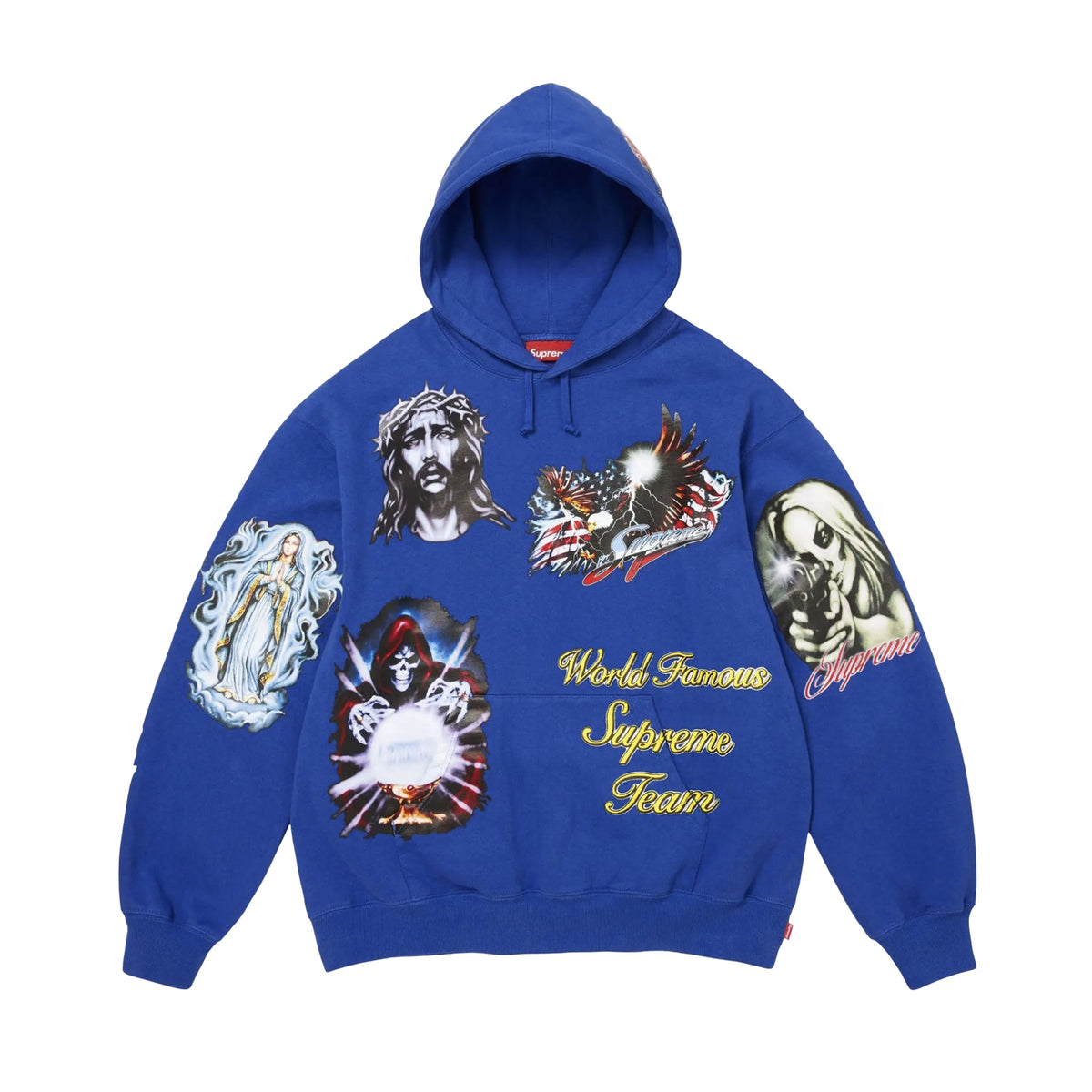 Supreme Royal Stickers Hoodie