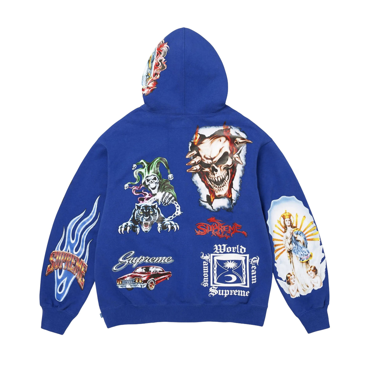Supreme Royal Stickers Hoodie